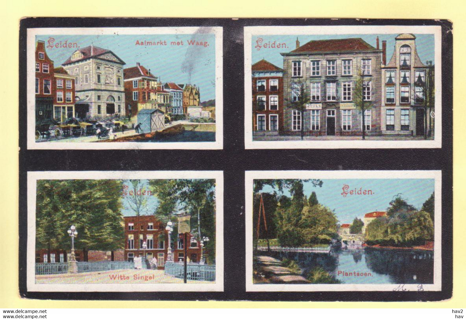 Leiden 4-luik 1906 RY19526 - Leiden