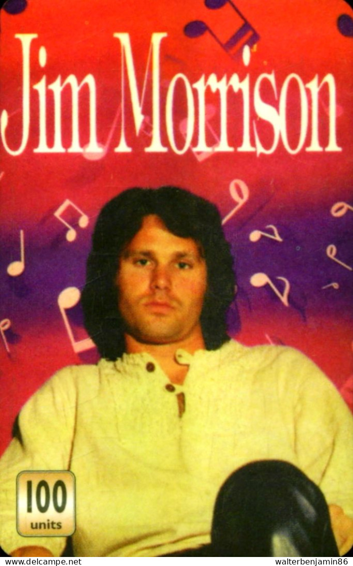 SCHEDA PHONECARD CARTONCINO USA MCI JIM MORRISON - Sammlungen