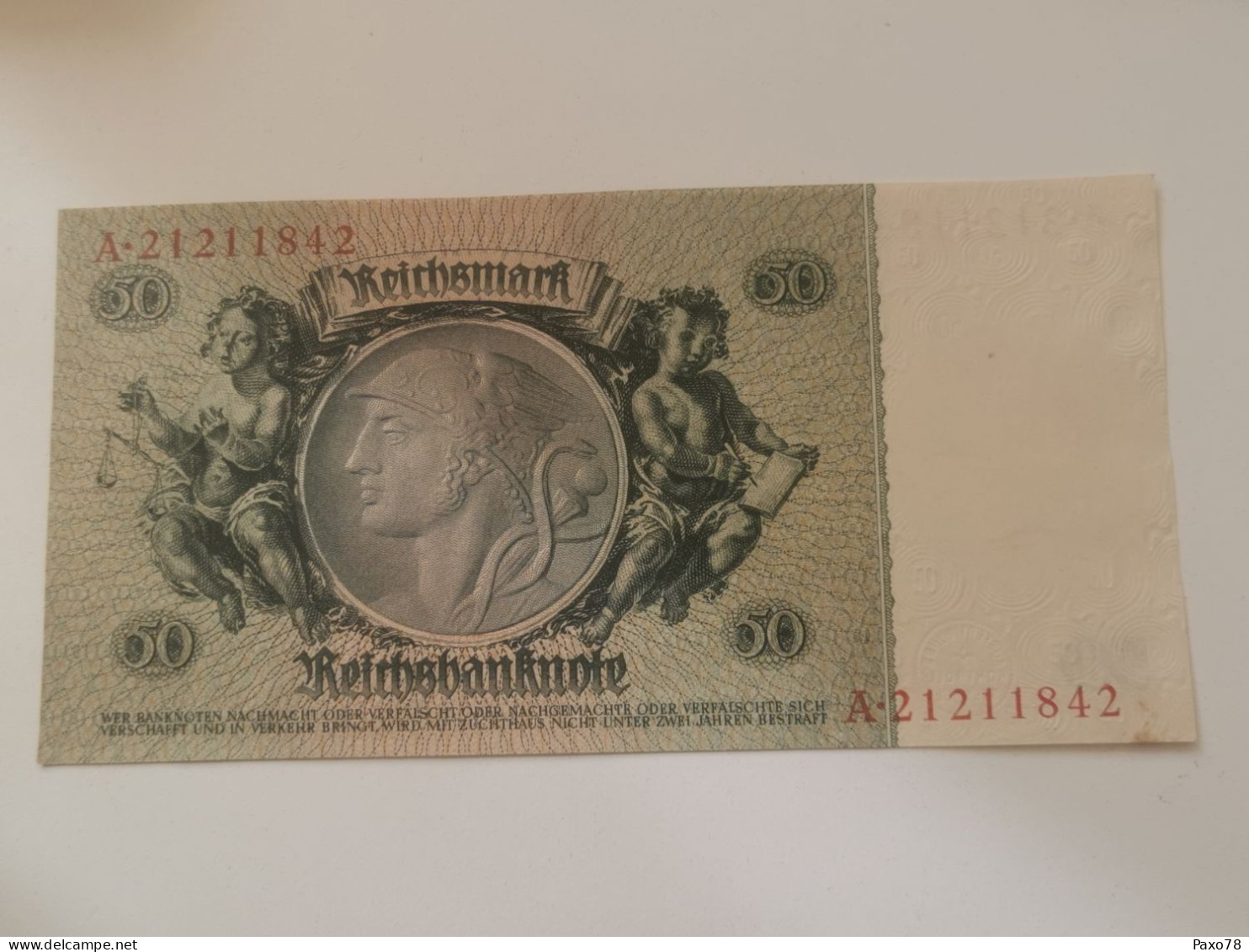 Billet Allemagne, 50 Reichsmark 1933 - 50 Reichsmark