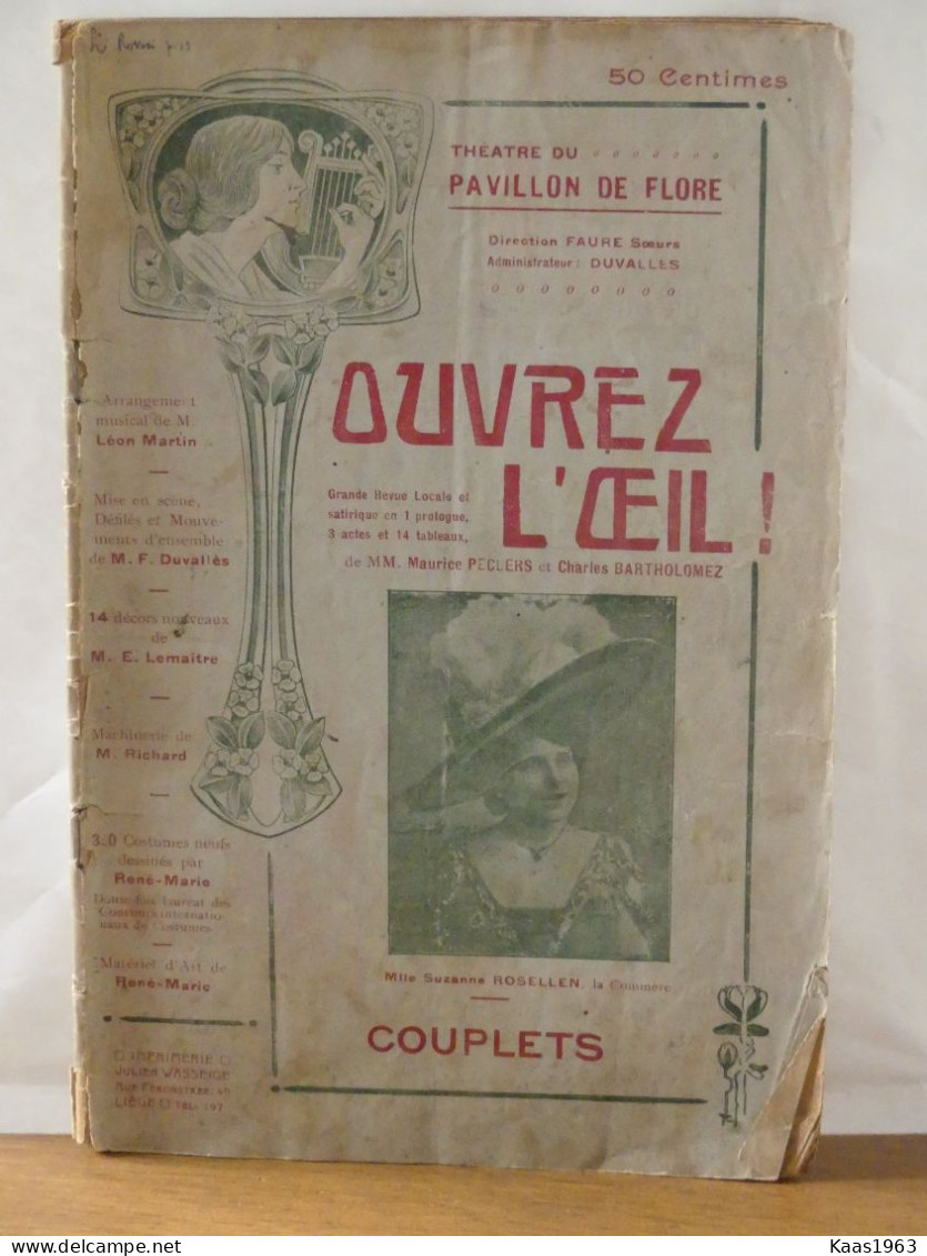 ANCIENNE REVUE THÉATRALE DU PAVILLON DE FLORE. - Auteurs Français