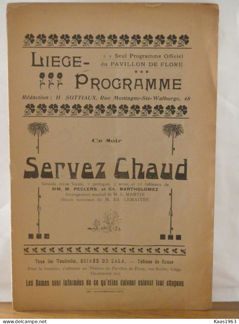 ANCIENNE REVUE THÉATRALE DU PAVILLON DE FLORE. - Auteurs Français