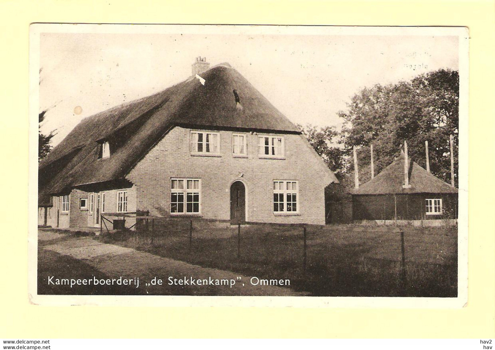 Ommen Kampeerboerderij Stekkenkamp 1956 RY24425 - Ommen