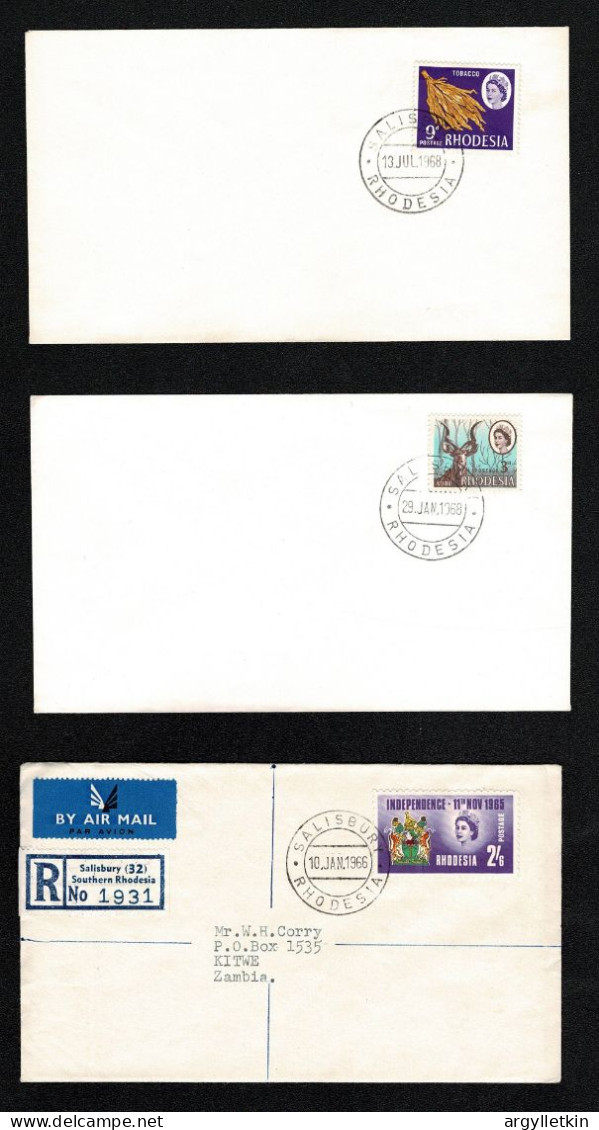 RWANDA FDC'S 1964/66 - Covers & Documents