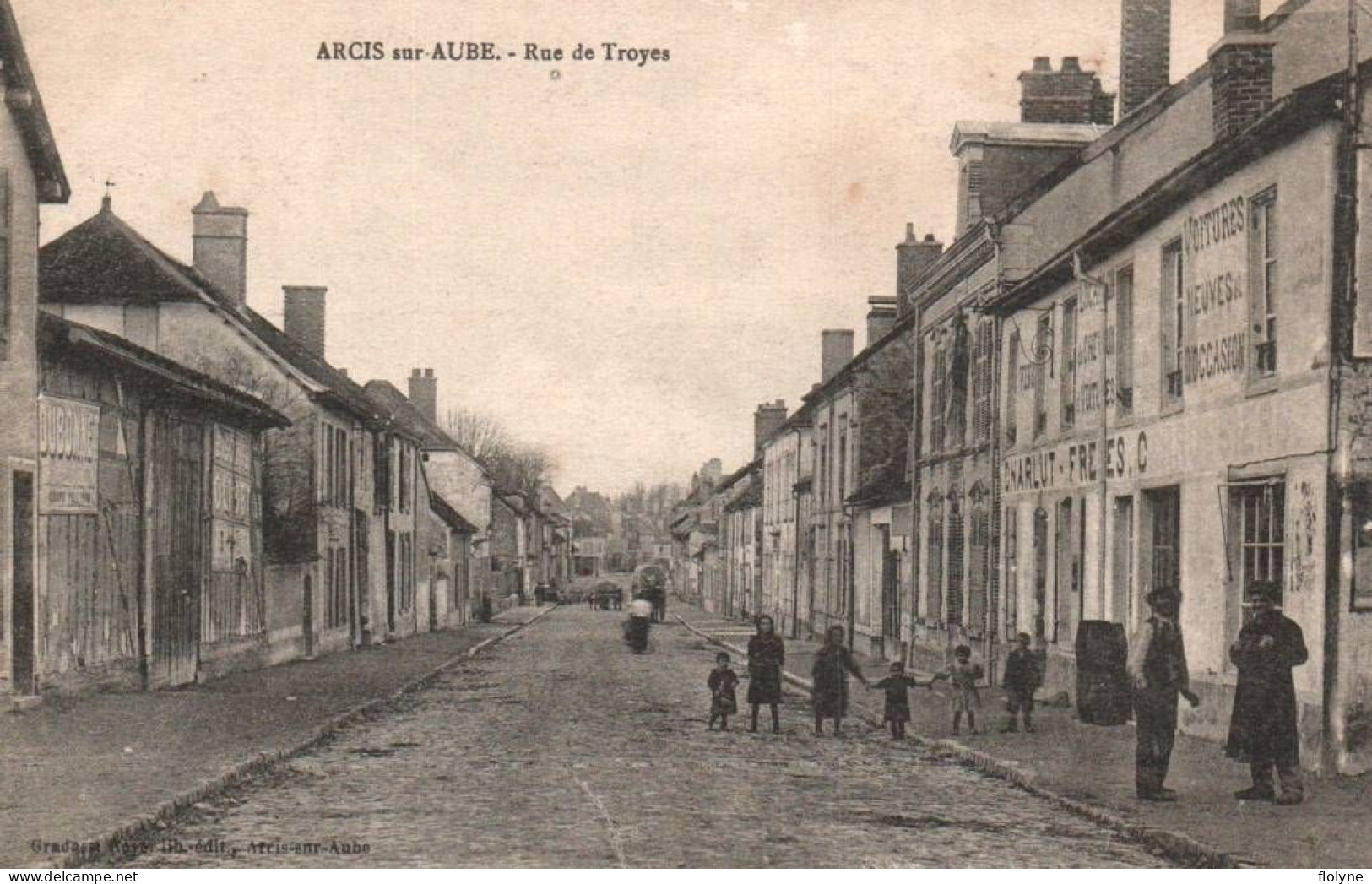 Arcis Sur Aube - La Rue De Troyes - CHARLUT Frères - Arcis Sur Aube
