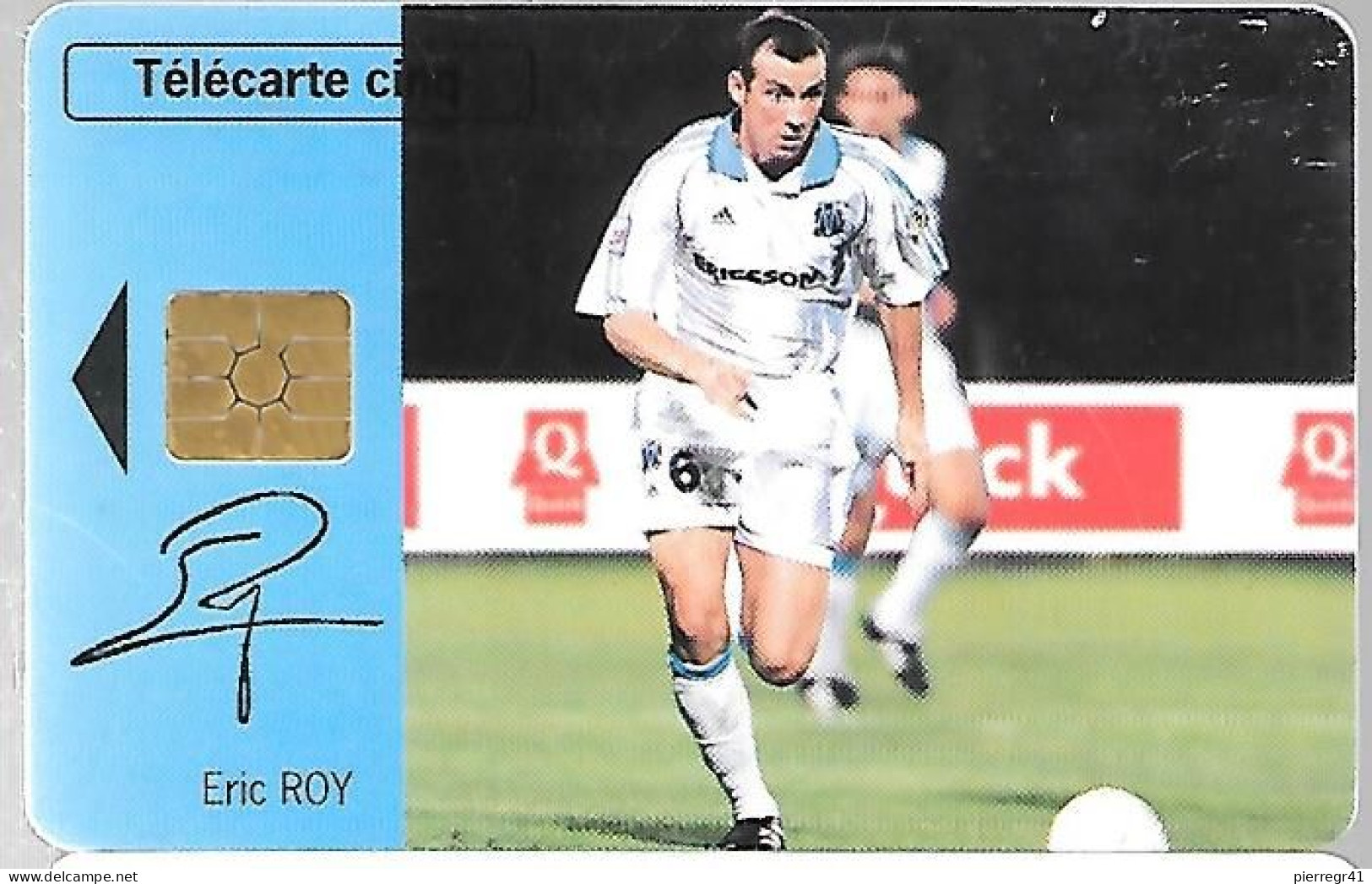 CARTE-PRIVEE-5U-GN 526-GEM2-12/98-QUICK-OM-JOUEUR-Eric ROY-NEUVE-BE - 5 Unités