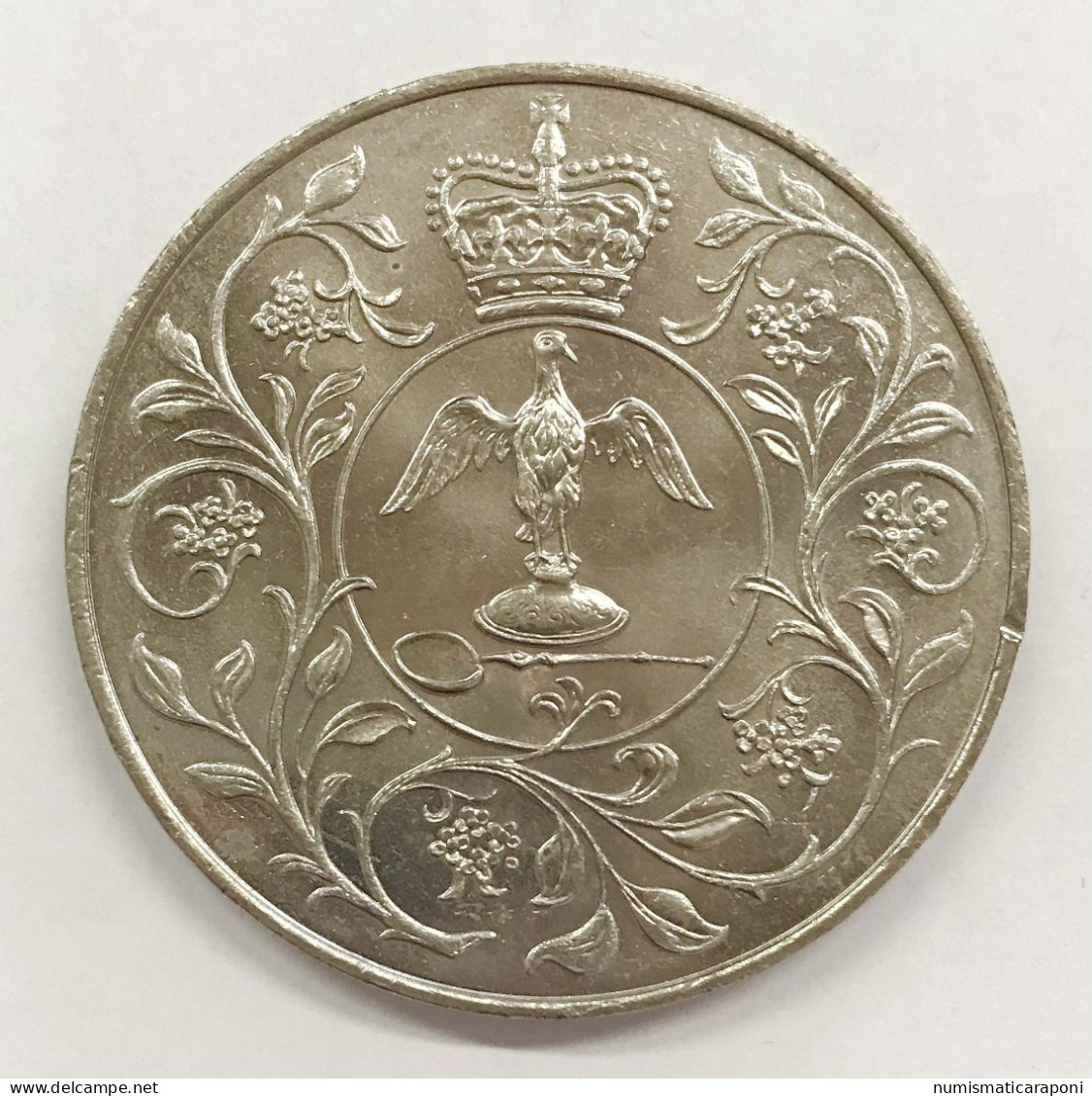 Gran Bretagna Great Britain Elizabeth IIà  1977 25 New Pence E.1166 - 5 Pond