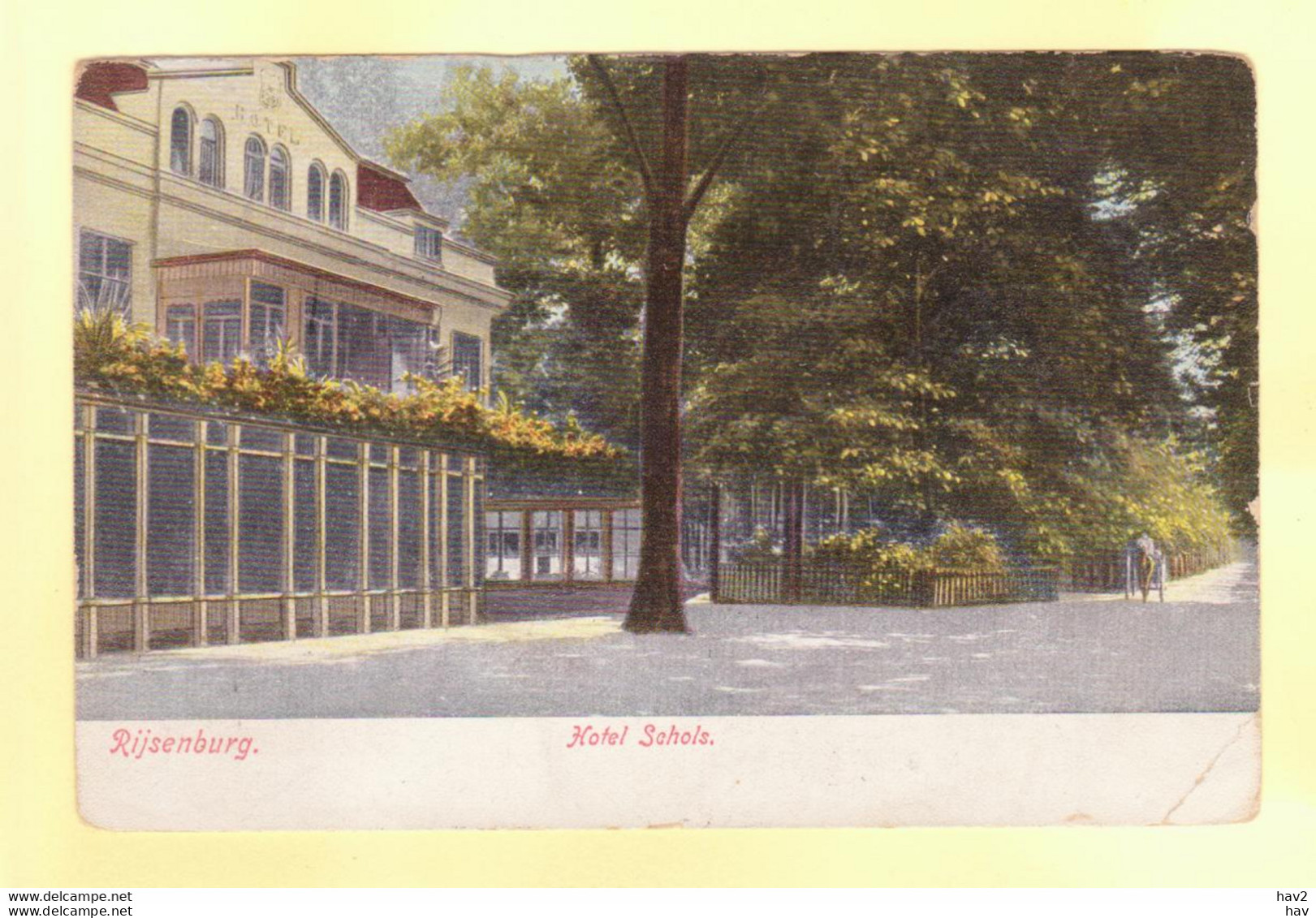 Rijsenburg Hotel Schols 1908 RY20637 - Driebergen – Rijsenburg