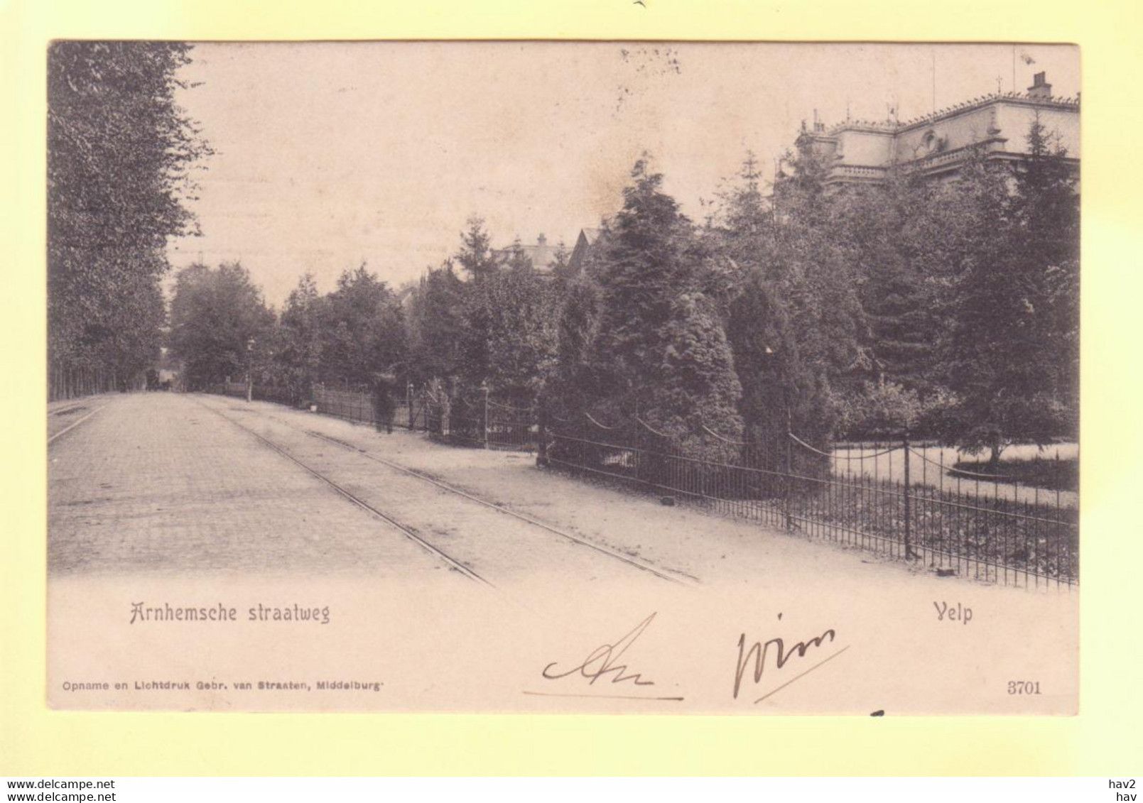 Velp Arnhemsche Straatweg 1907 RY21786 - Velp / Rozendaal