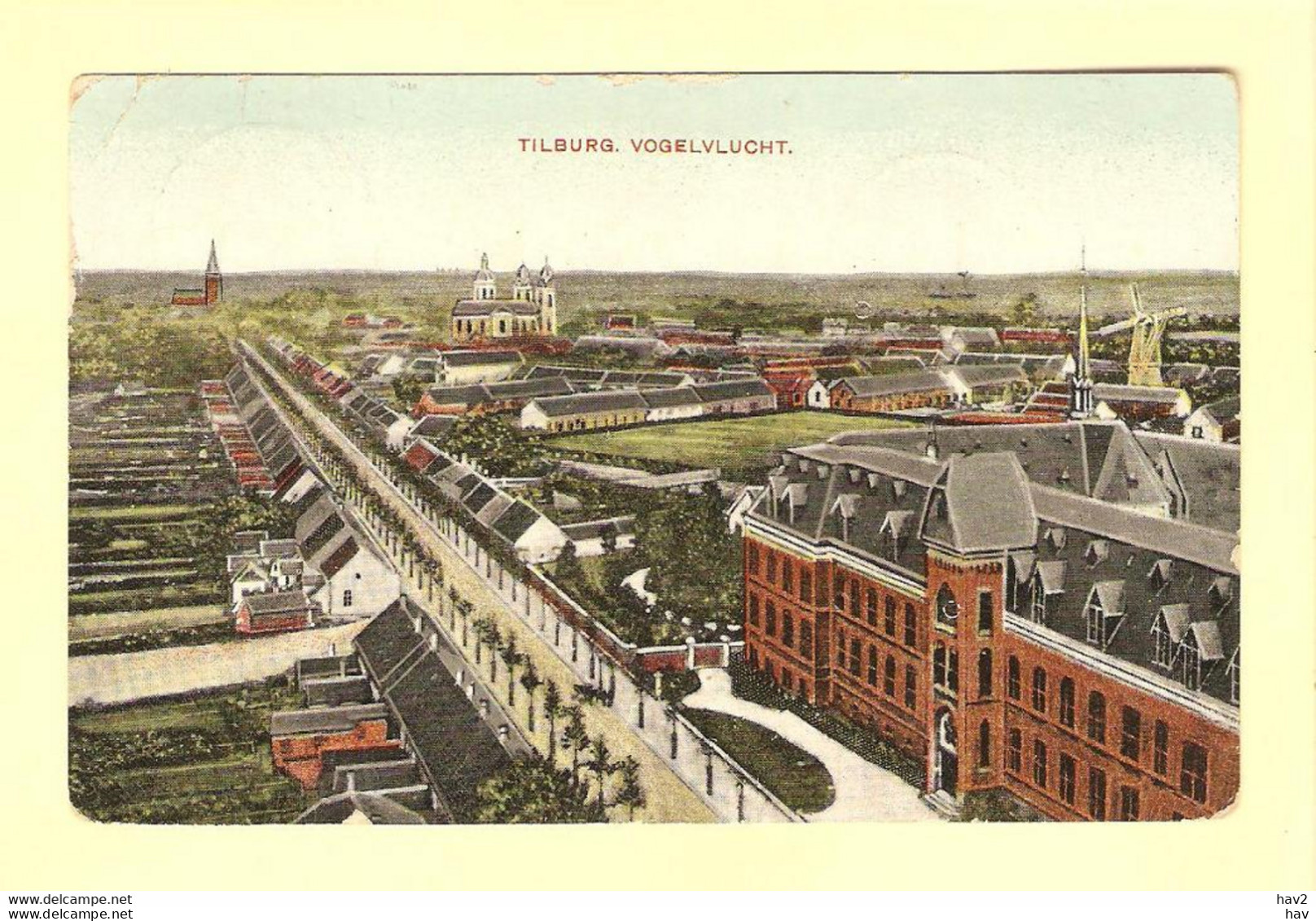 Tilburg In Vogelvlucht 1911 RY23589 - Tilburg