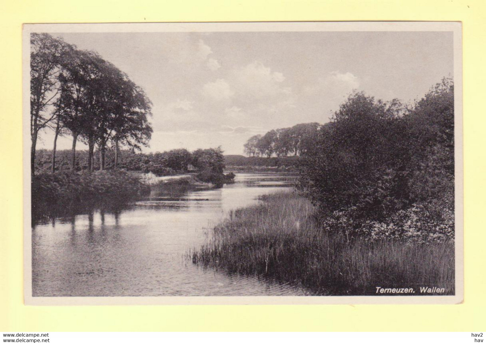 Terneuzen Wallen Landschap 1937 RY22082 - Terneuzen