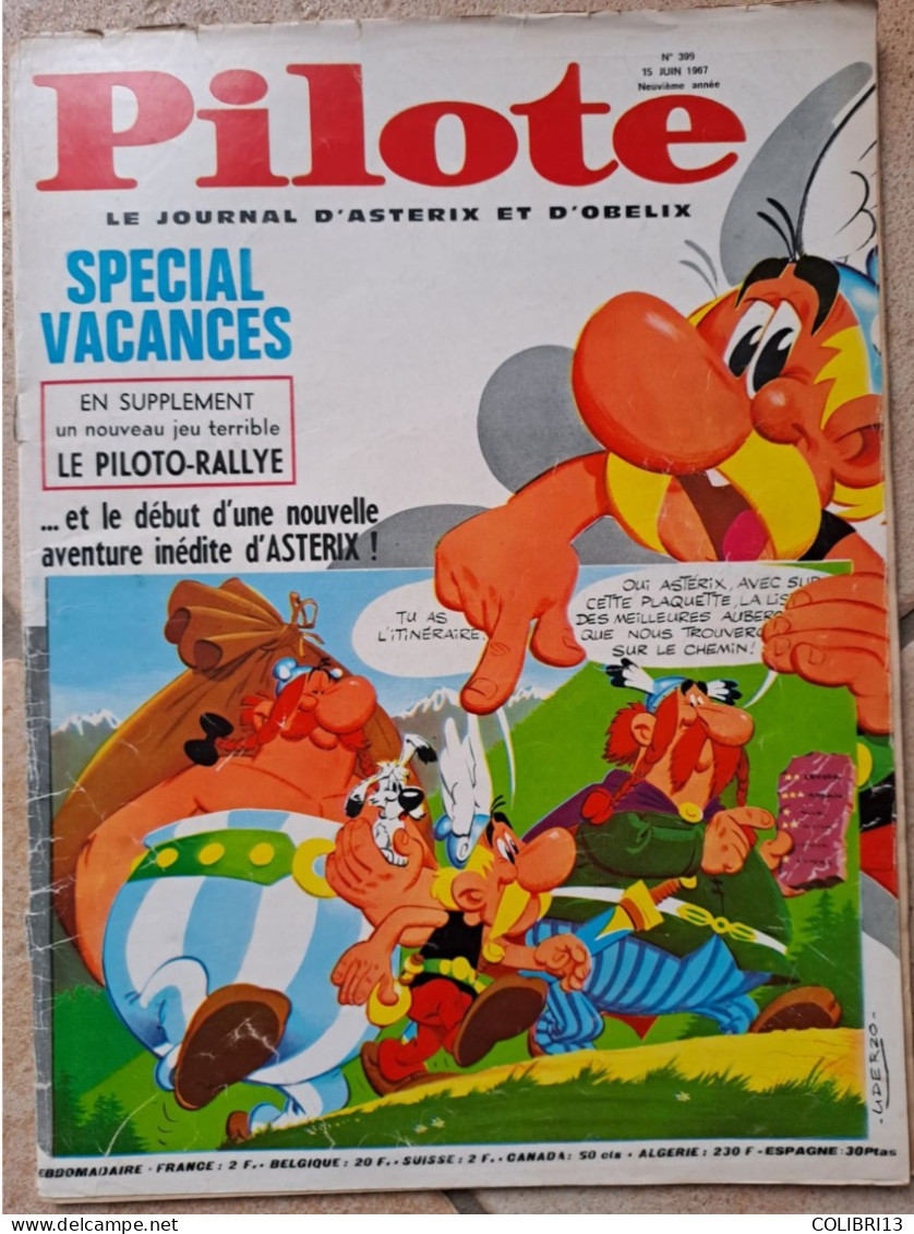 PILOTE N°36 Relié Album Du N°393 à 4021967 10N°s A.Talon/ Fred, Gotlib, Cabu, GIR Poings D'acier,Astérix Bouclier Arvern - Pilote