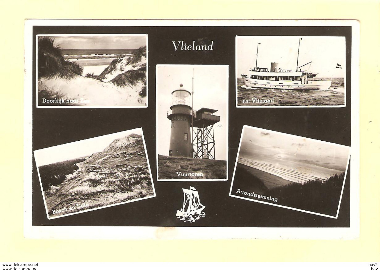 Vlieland 5-luik 1950  RY24709 - Vlieland