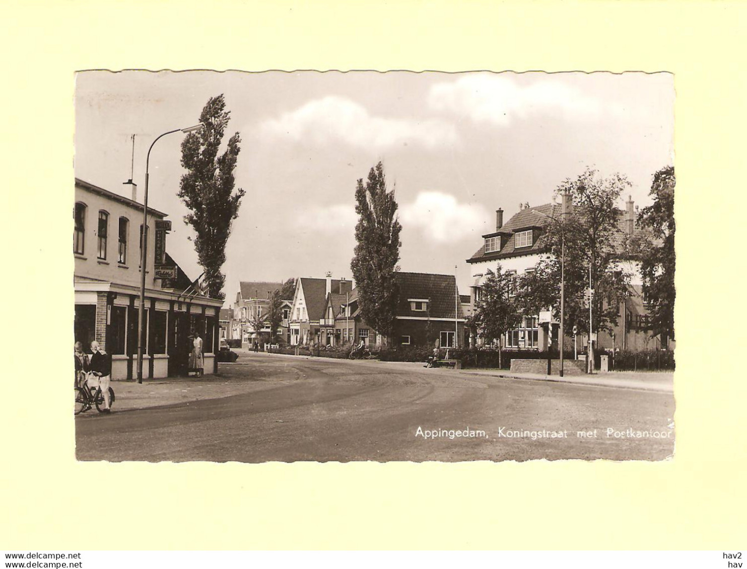 Appingedam Koningstraat Met Postkantoor RY46343 - Appingedam