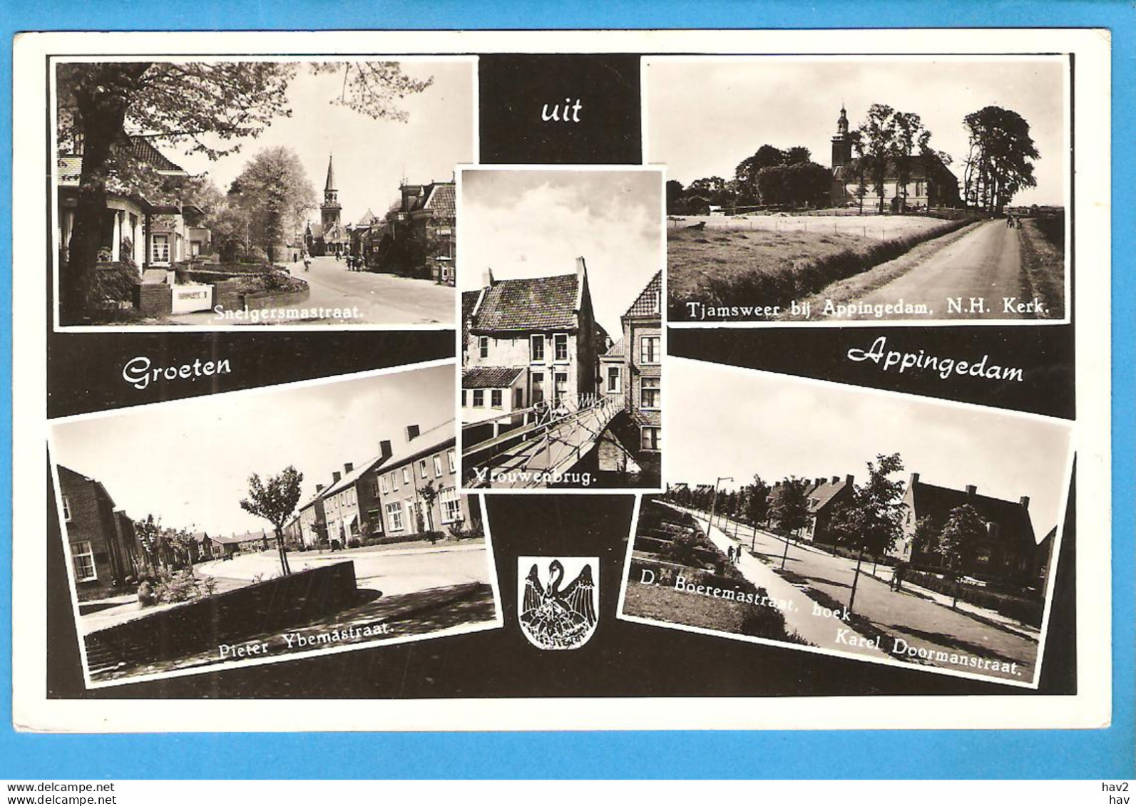 Appingedam Groeten Uit 5-luik RY48844 - Appingedam