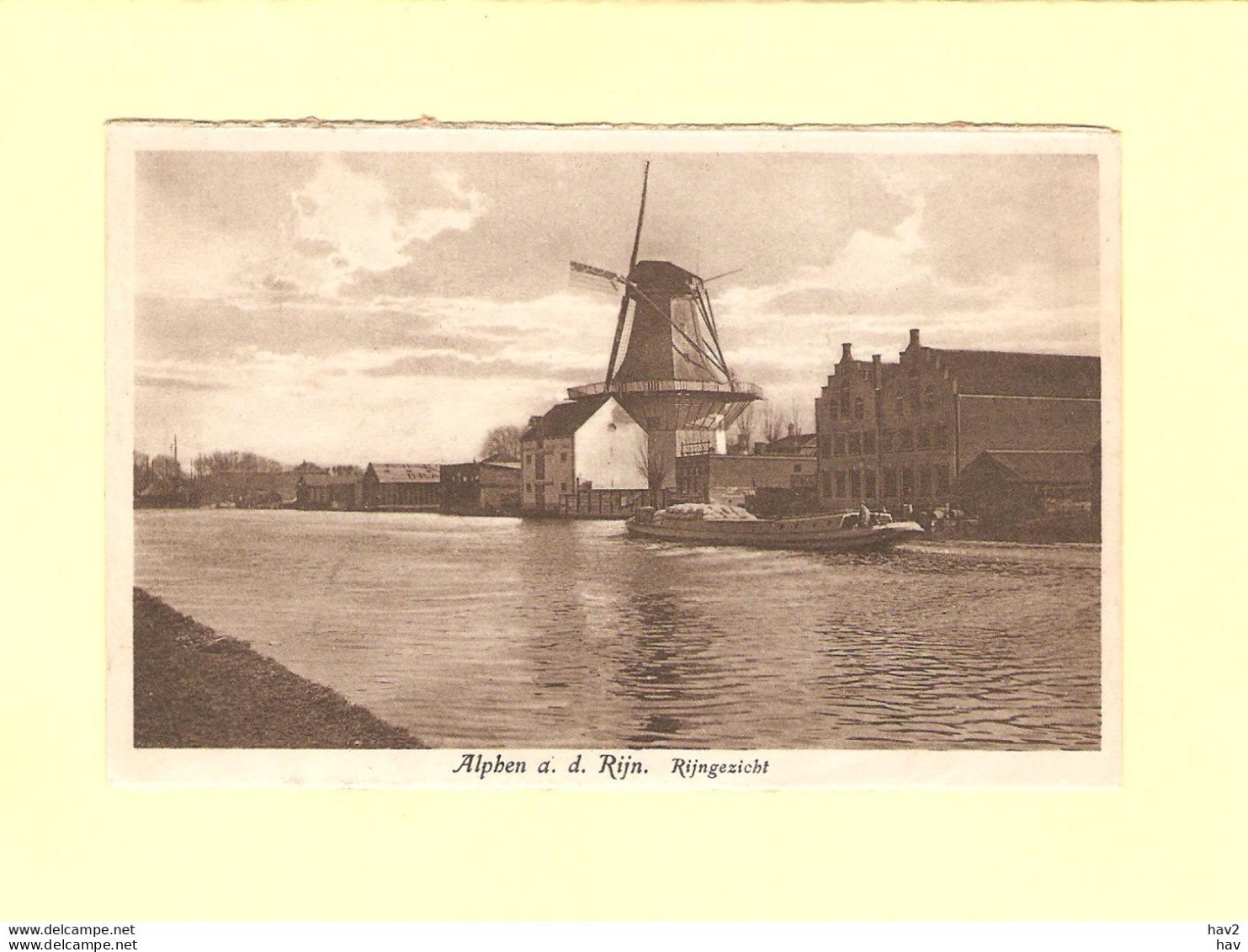 Alphen A-d Rijn Molen Binnenvaartschip Rijn RY46330 - Alphen A/d Rijn