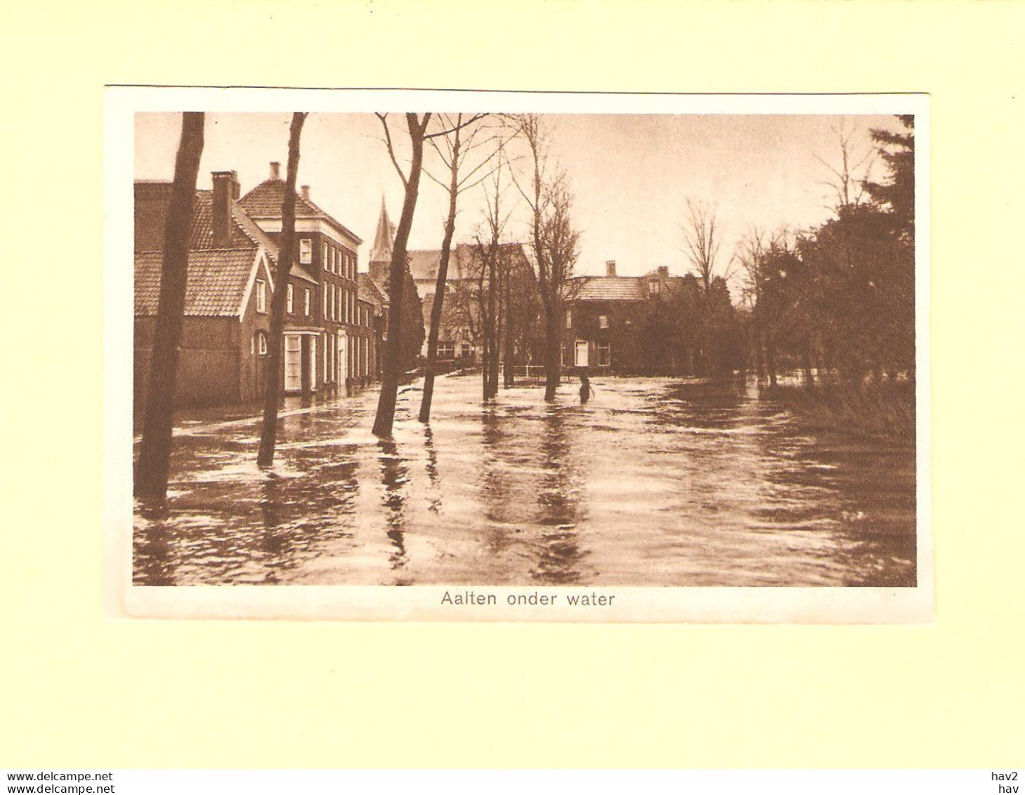 Aalten Onder Water Watersnood Januari 1926 RY46026 - Aalten