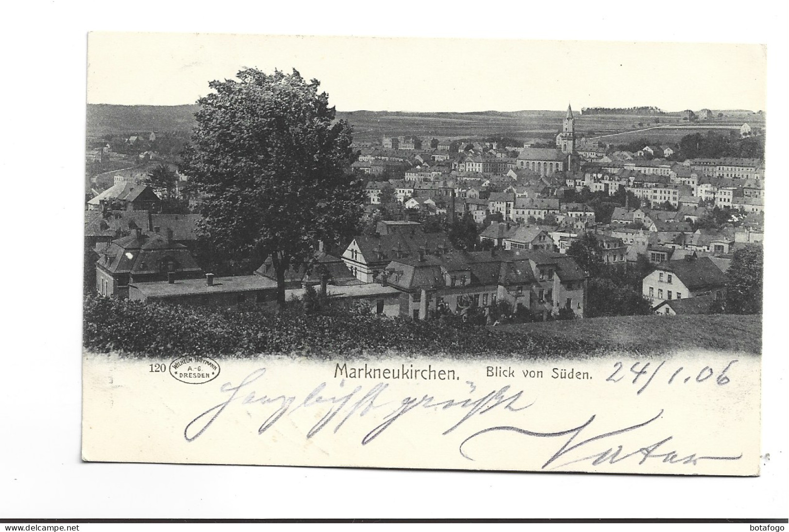 CPA MARKNEUKIRCHEN , BLCK VON SUDEN En 1906! (voir Timbre) - Markneukirchen