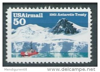 USA 1991 AIRMAIL Antartic Treaty   50c MNH SC C130 MI 2148 SG PA128 YV A2587 - 3b. 1961-... Ongebruikt