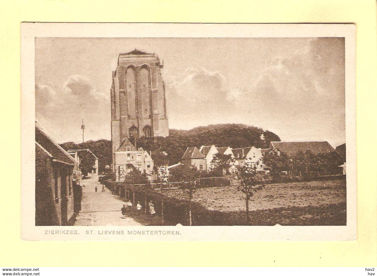 Zierikzee Sint Lievens Monstertoren 1938 RY26711 - Zierikzee