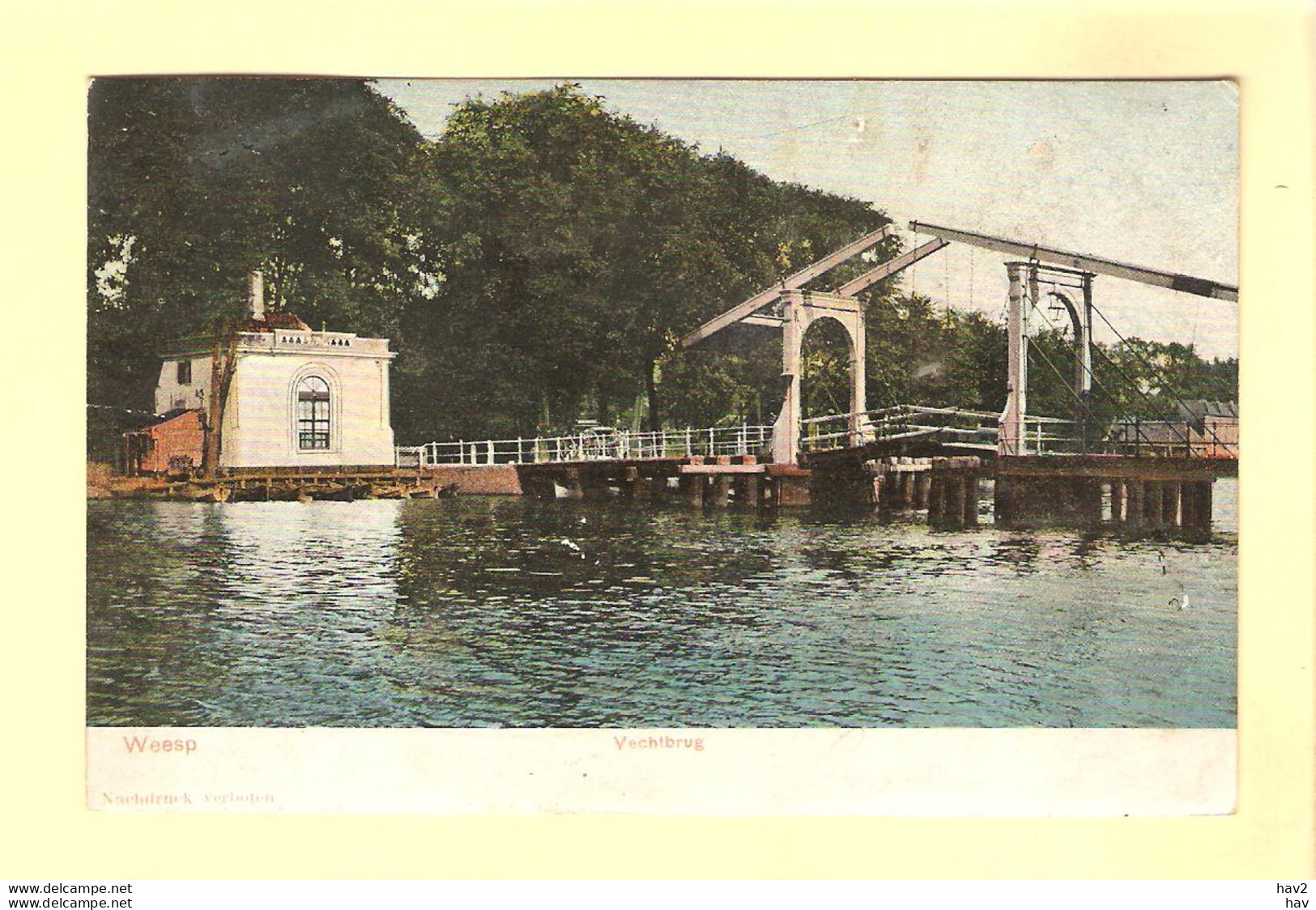 Weesp Vechtbrug 1904 RY25055 - Weesp