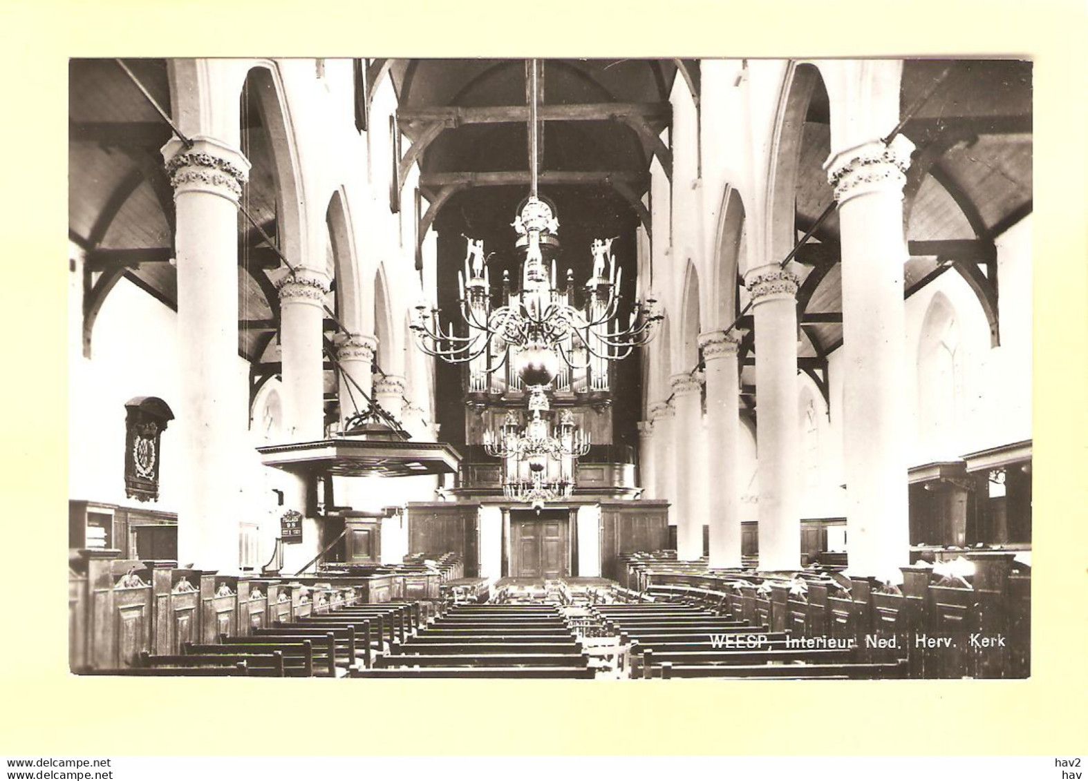 Weesp N.H. Kerk Interieur RY23406 - Weesp