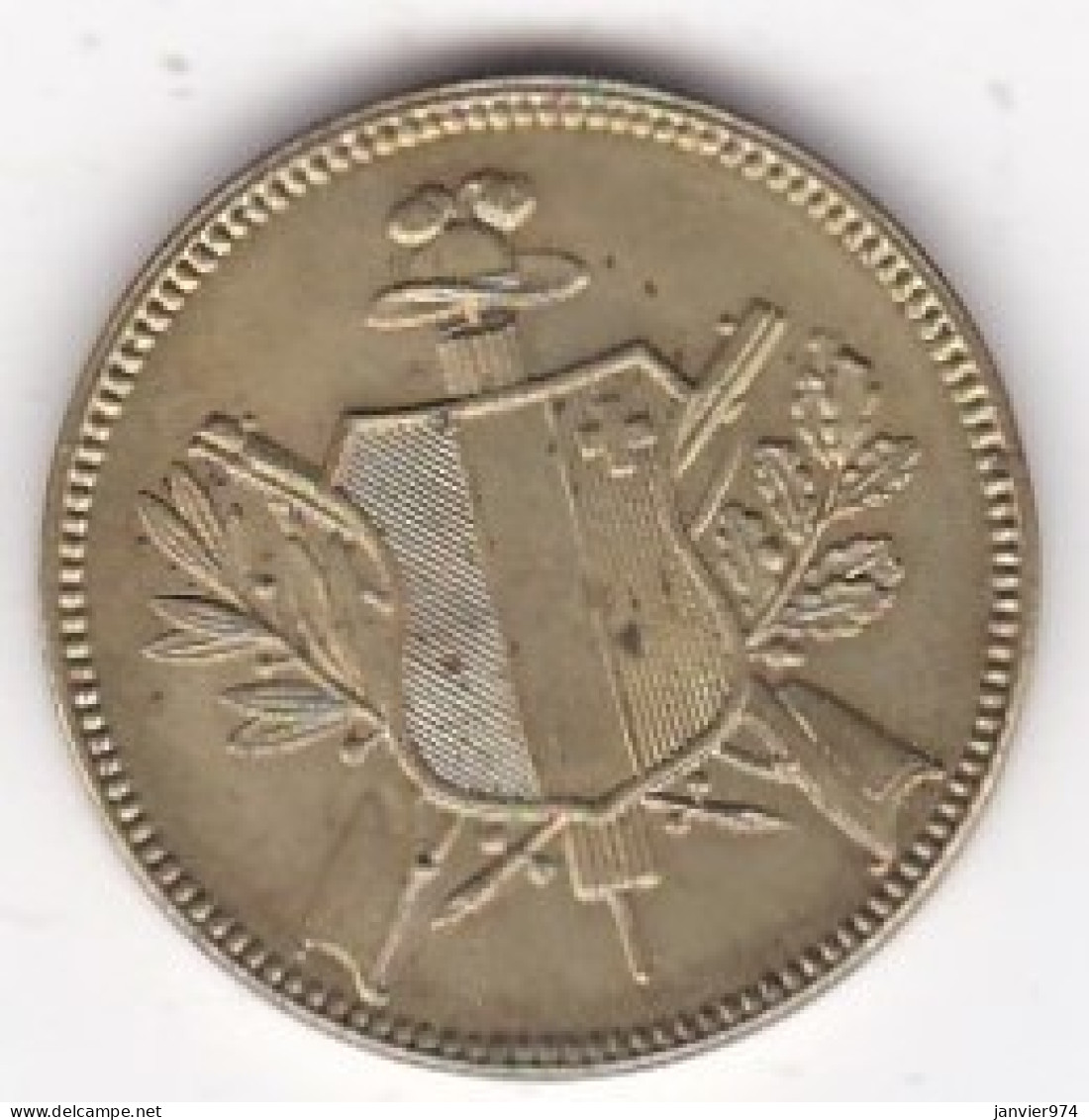 Suisse Neuchâtel Tir Fédéral De La Chaux De Fonds 1863 , En Laiton  - Professionnels / De Société