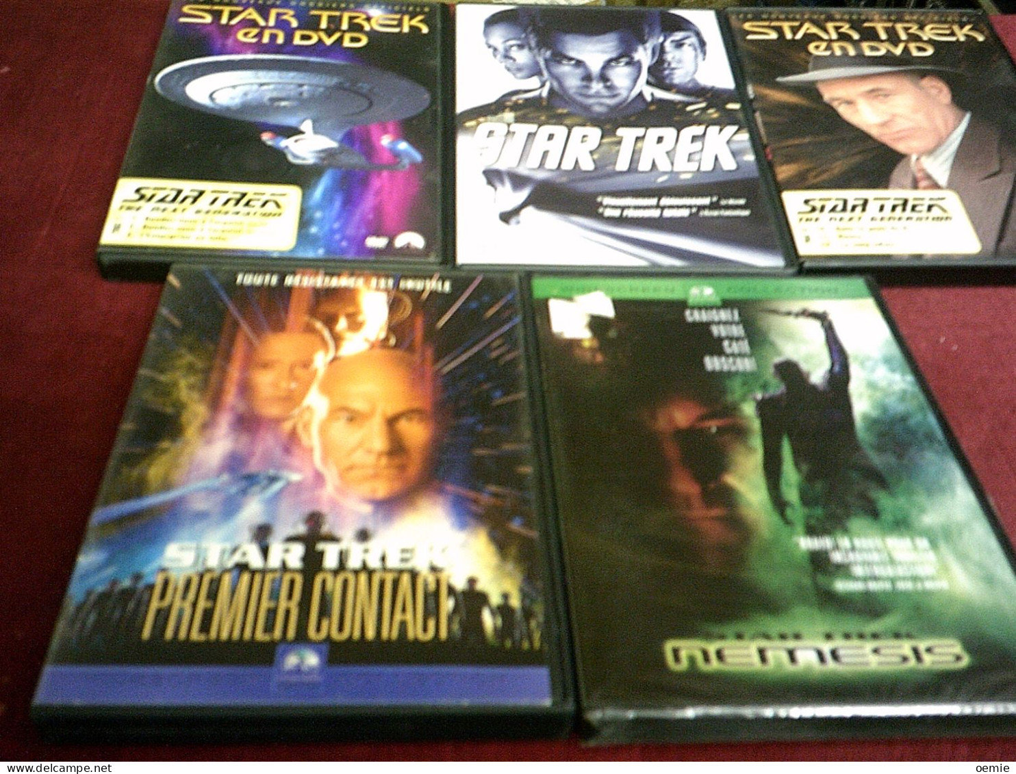 DVD  REF  74  °°  LE LOT DES 5  DVD  DE STAR TREK °°° - Sciences-Fictions Et Fantaisie