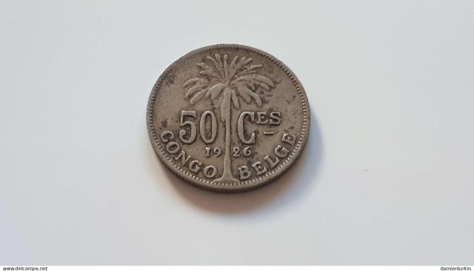 CONGO ALBERT IER 50 CENTIMES 1926 FR - 1910-1934: Albert I.