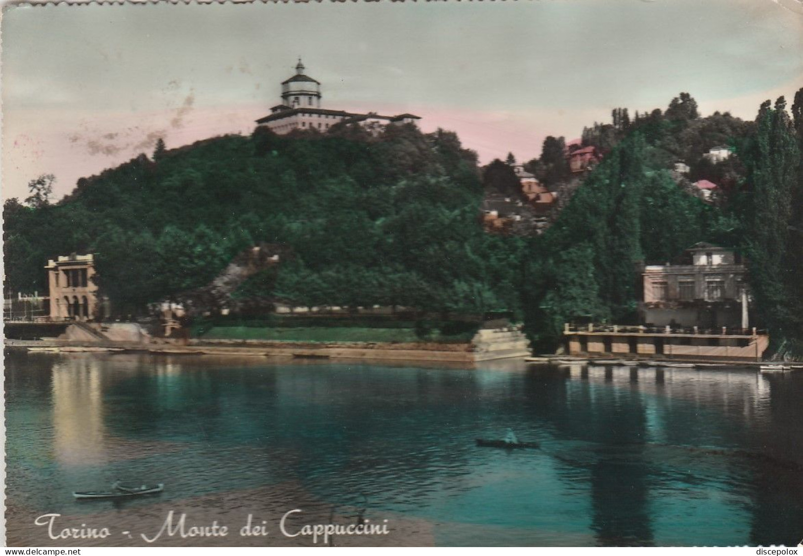 W6594 Torino - Fiume Po E Monte Dei Cappuccini - Panorama / Viaggiata 1957 - Fiume Po