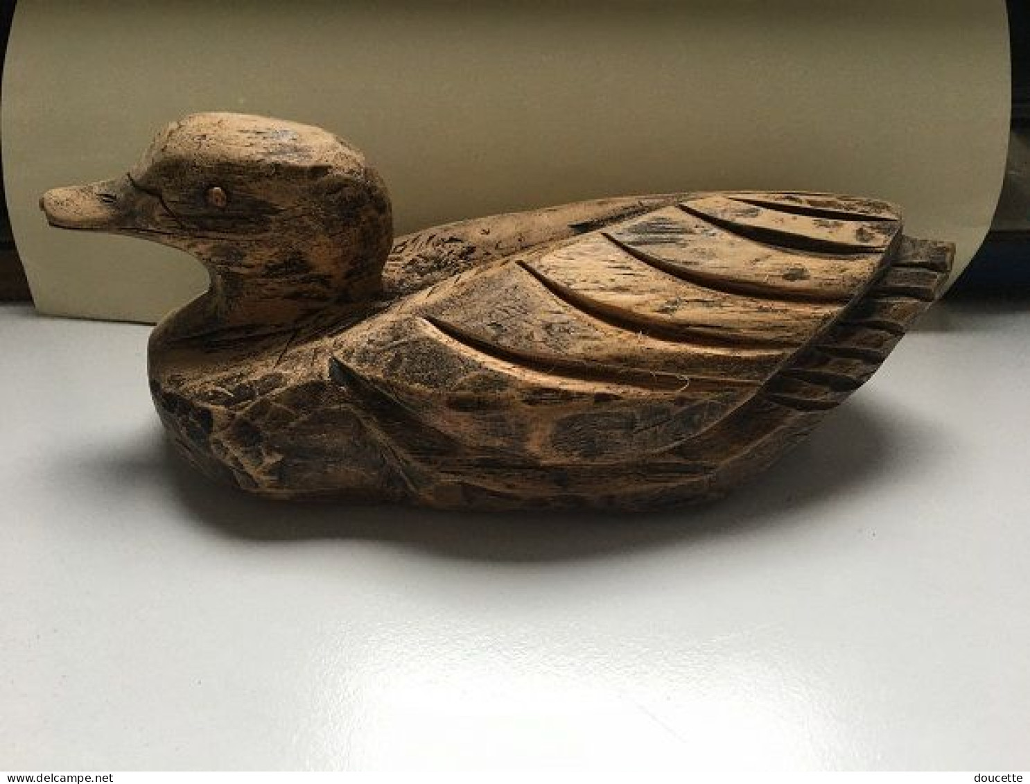 Ancien Petit Canard En Bois - Legni