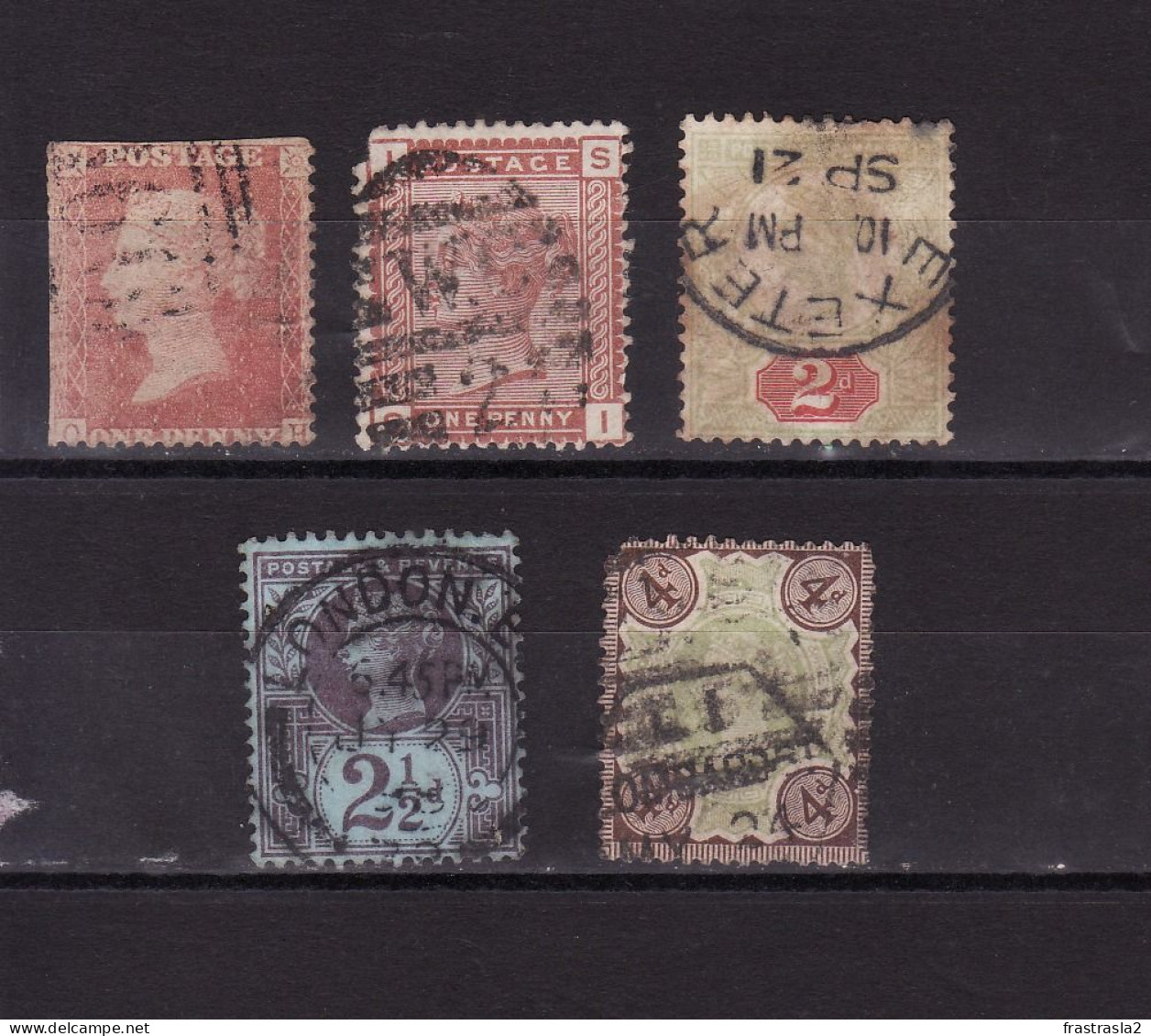 Gran Bretaña, 5 Sellos Usados Queen Victory - Used Stamps