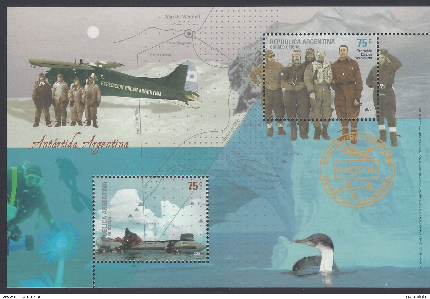 Argentina Antarctica MNH 2005 - Blocchi & Foglietti