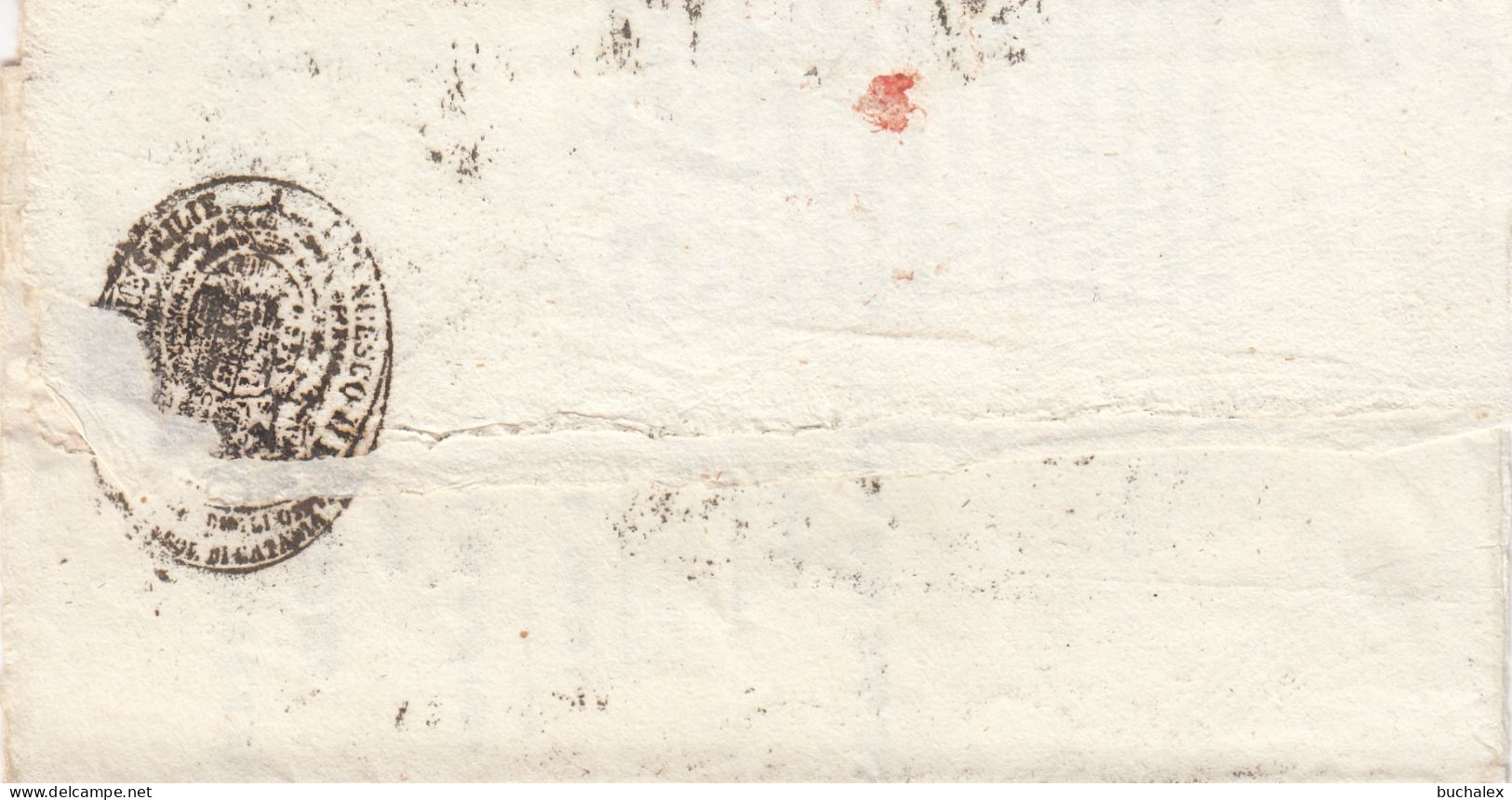Italien Vollständiger Brief Aus Dem Jahr 1859 Von Catania Nach Randazzo - Sicile
