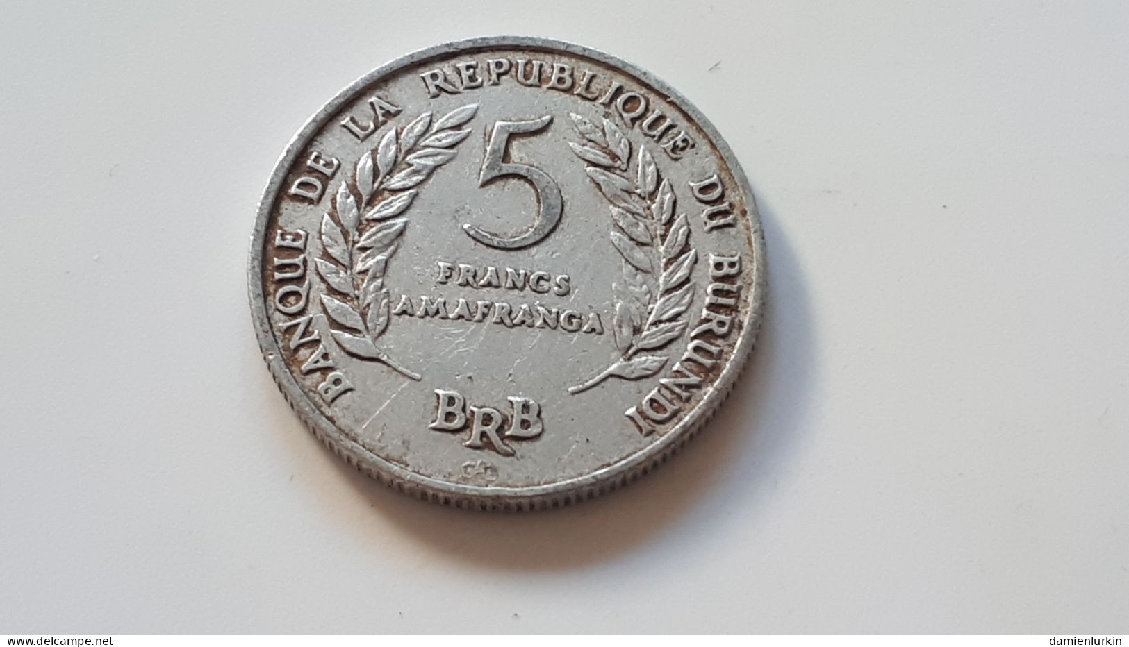 BURUNDI 5 FRANCS 1969 ONLY 2.000.000 EXEMPLAIRES - Burundi