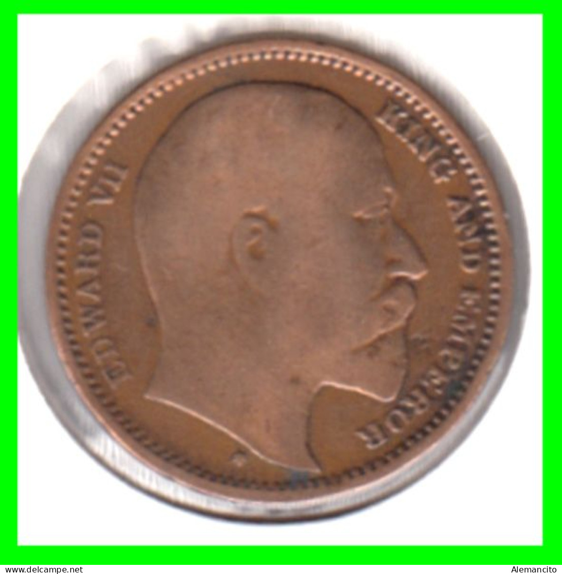 MEDALLA EDWARD VII KING AND EMPEROR - Royal/Of Nobility