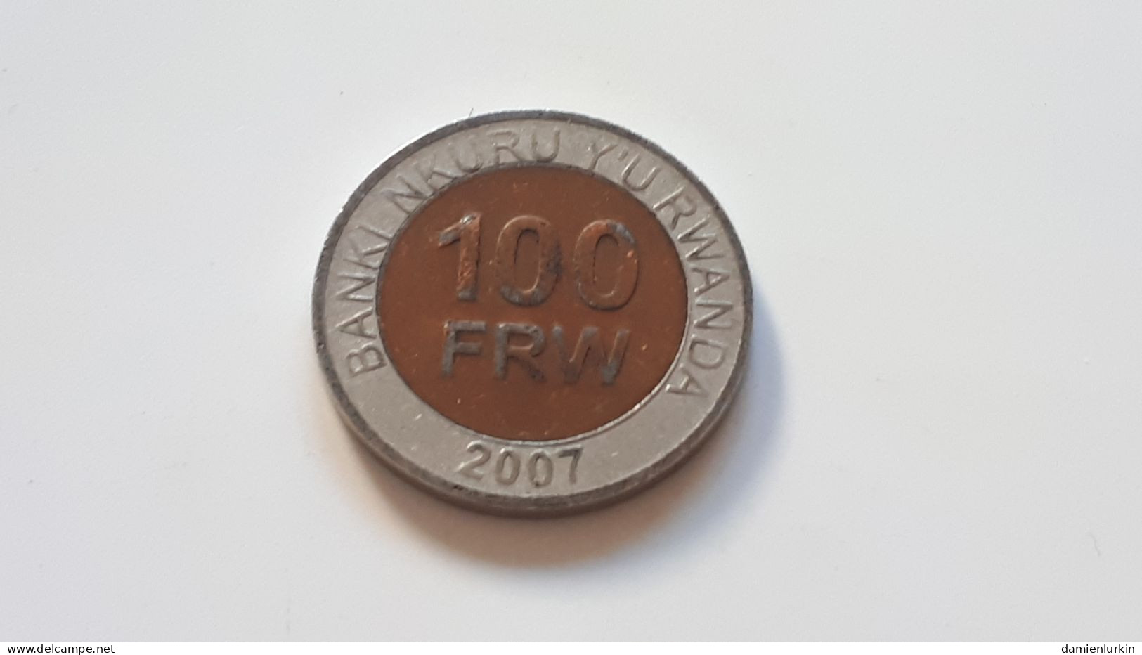 RWANDA 100 FRANCS 2007 FRAPPE MEDAILLE - Rwanda