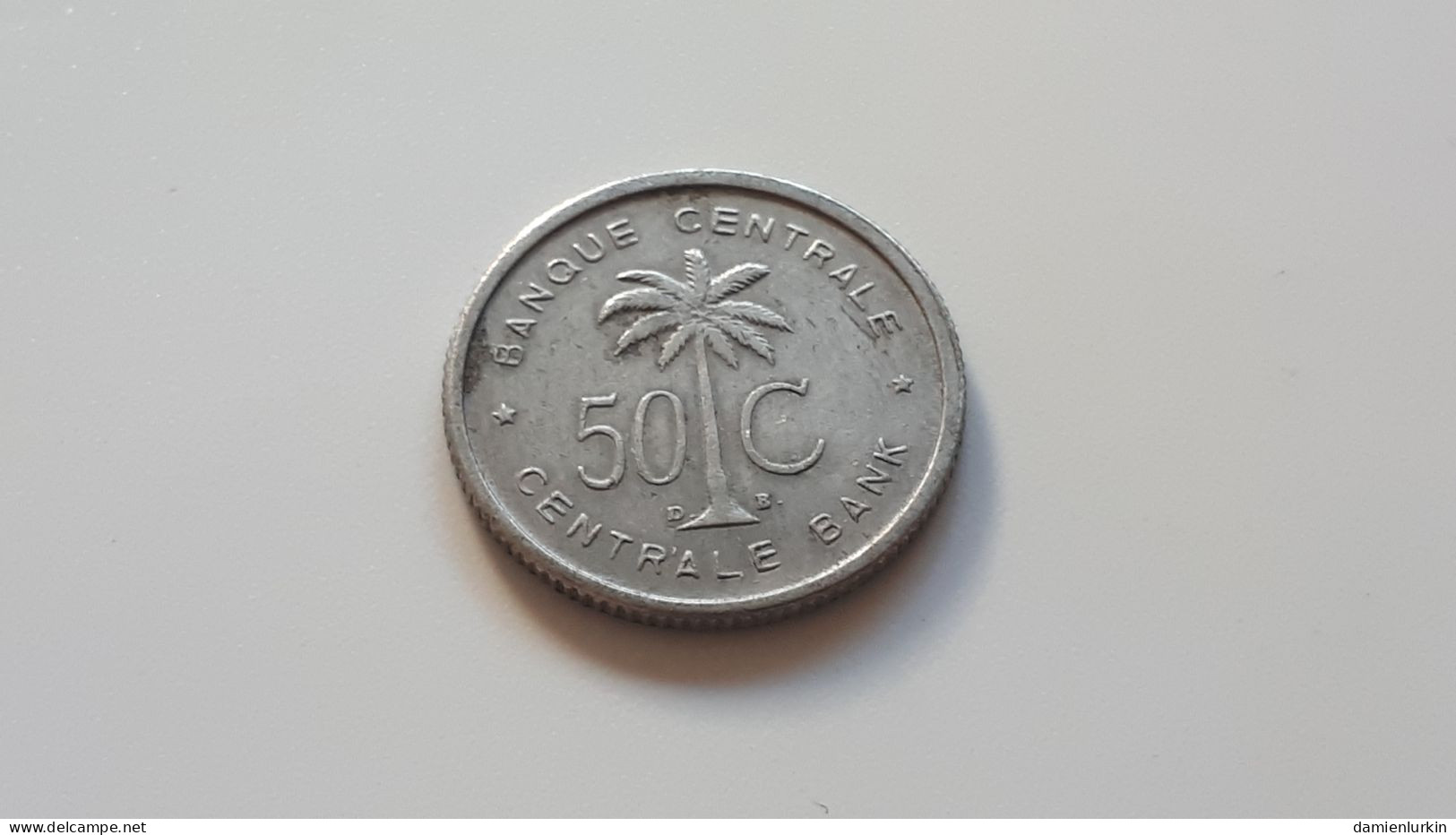 CONGO BAUDOUIN SUPERBE 50 CENTIMES 1954 - 1951-1960: Boudewijn I