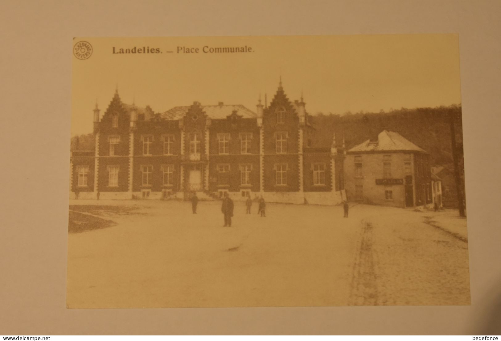 Carte Postale - Belgique - Landelies - Place Communale - Reproduction Adeps, Sport Pour Tous - Montigny-le-Tilleul