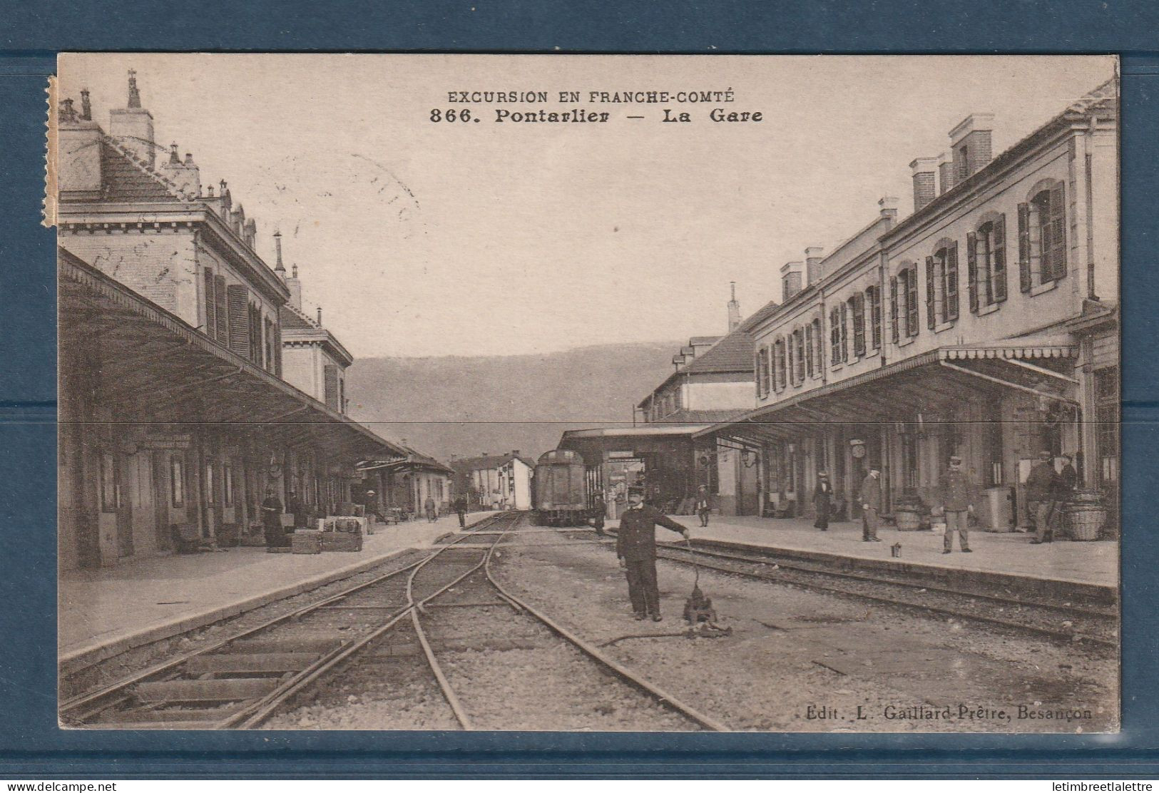 France - Carte Postale - Pontarlier - La Gare - Excursion En Franche Comté - Franche-Comté