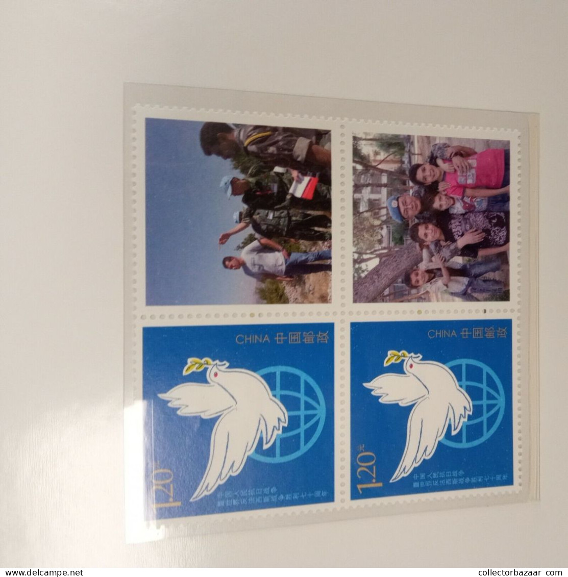 Blue Helmet Peace Corp Military China People CPR Personalized Stamps Presentation Book - Verzamelingen & Reeksen