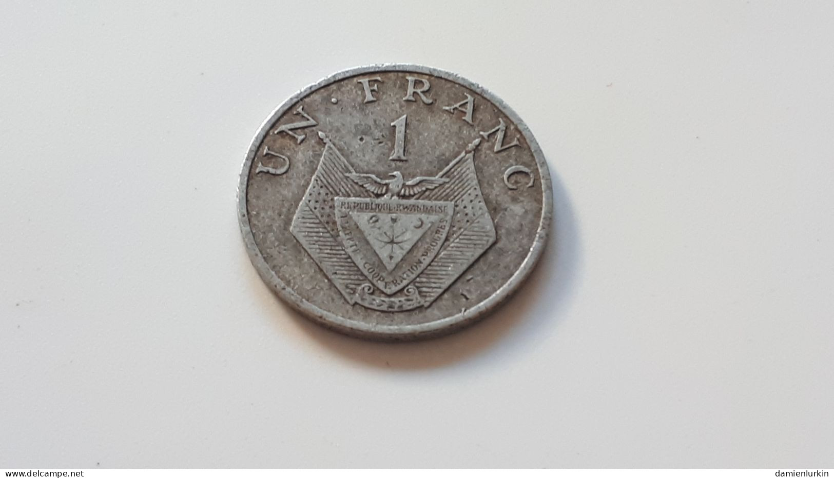 RWANDA 1 FRANC 1977 - Rwanda