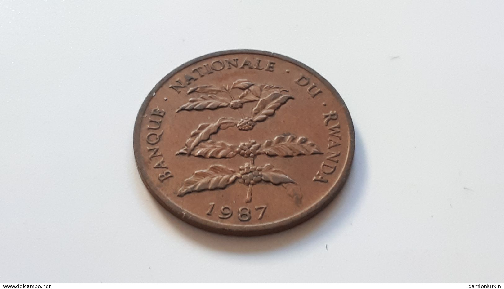 RWANDA 5 FRANCS 1987 NOMBRE DE FRAPPES ? - Rwanda