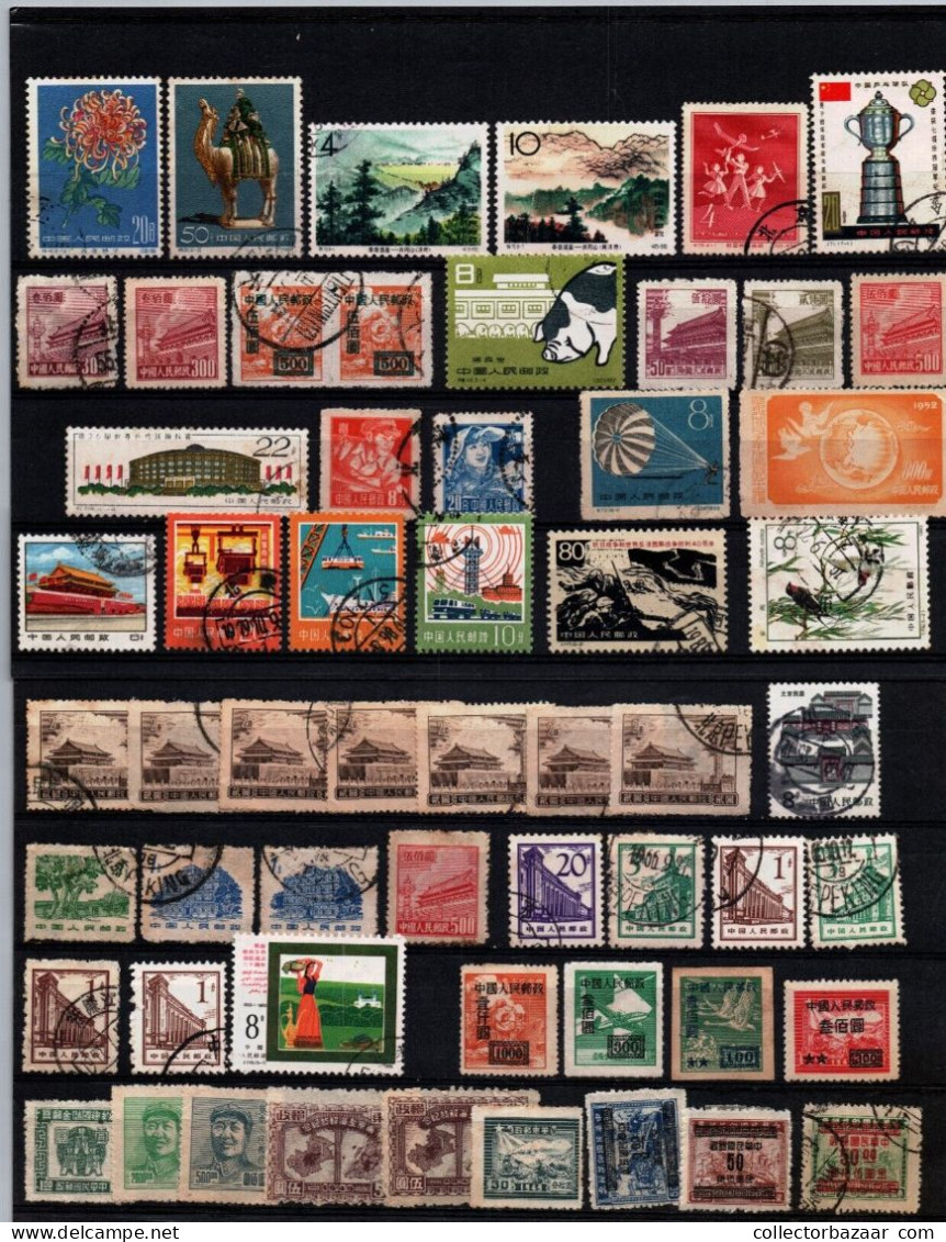 China PRC Peoples Republic 1960'ies Used Stamps Lot - Lots & Serien