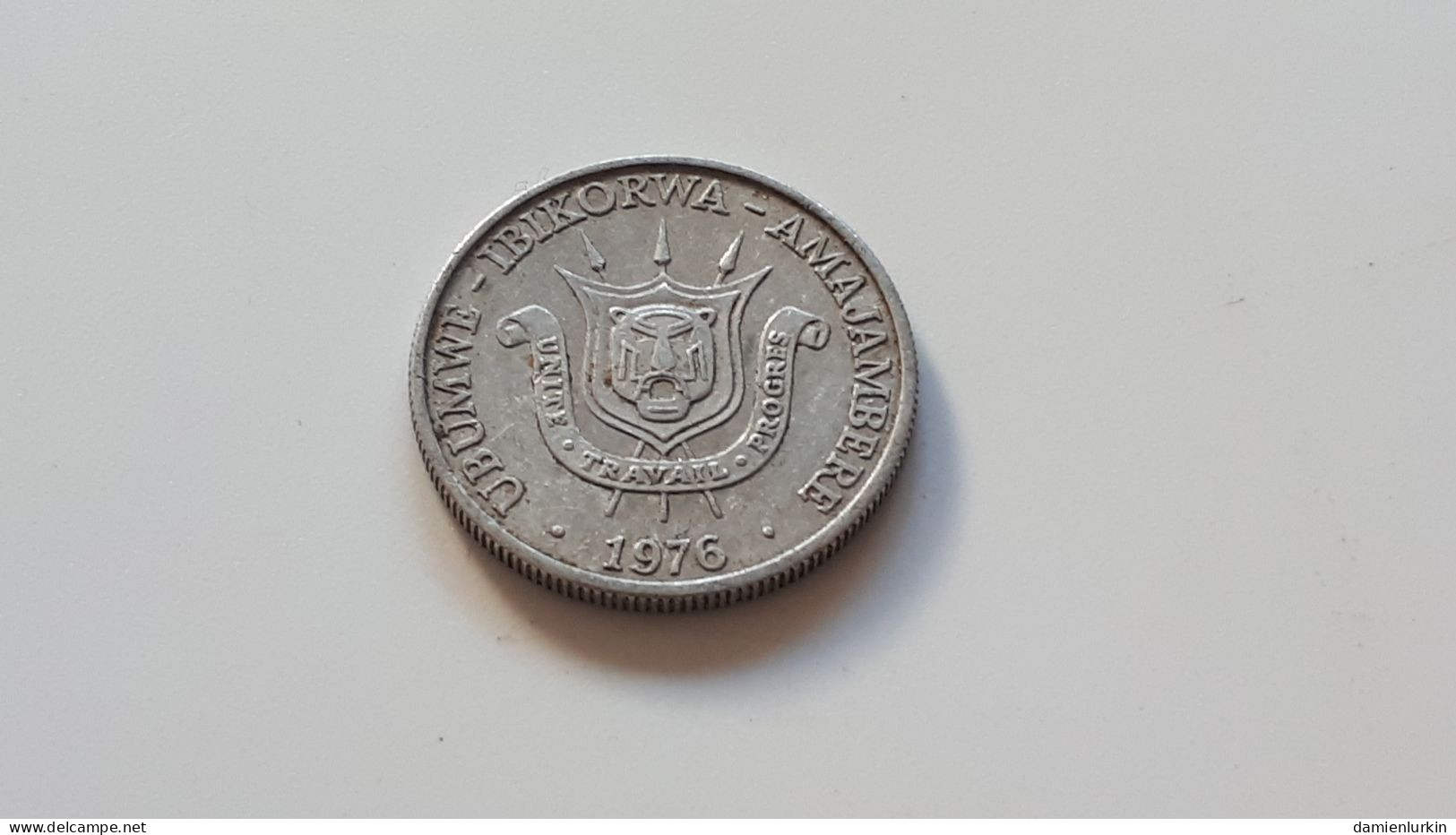 BURUNDI 1 FRANC 1976 - Burundi