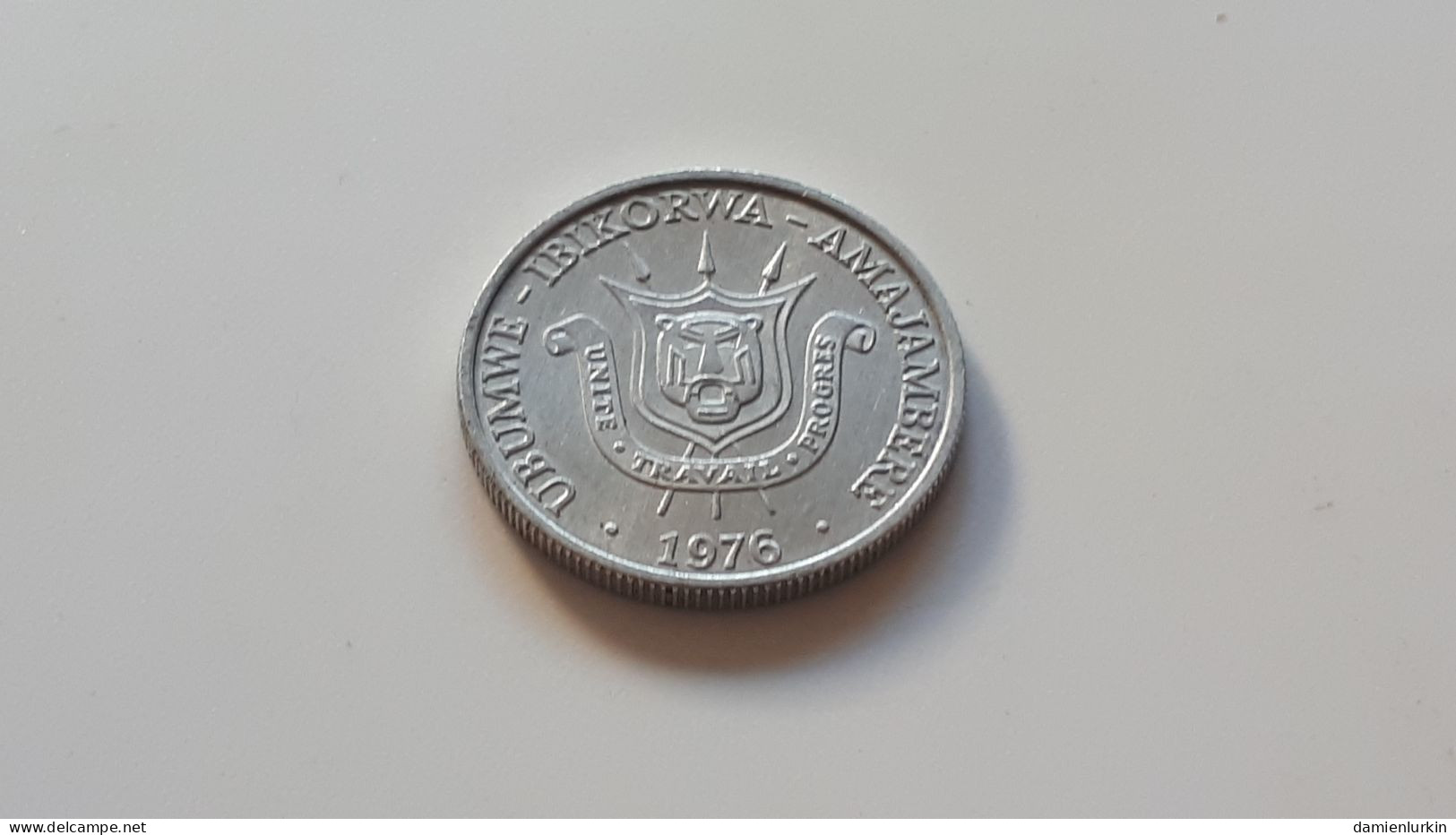 BURUNDI SUPERBE 1 FRANC 1976 - Burundi