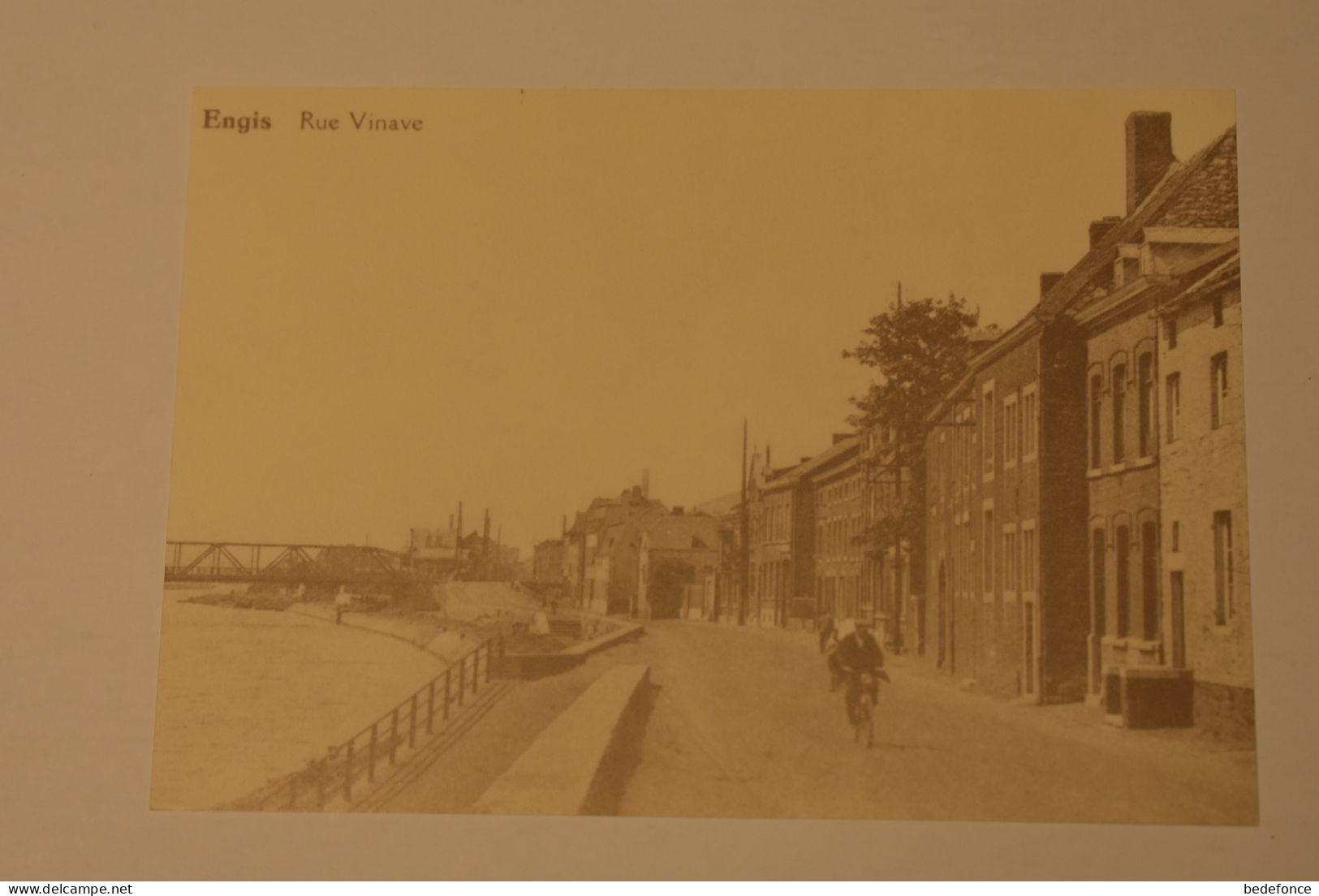 Carte Postale - Belgique - Engis, Rue Vinave - Reproduction Adeps, Sport Pour Tous - Engis