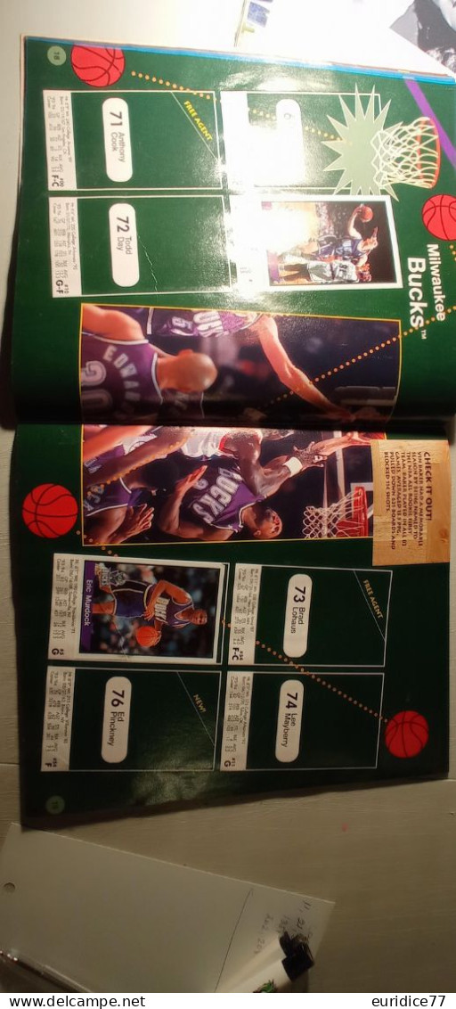 Album Panini Basketball 94-95 imcompleto