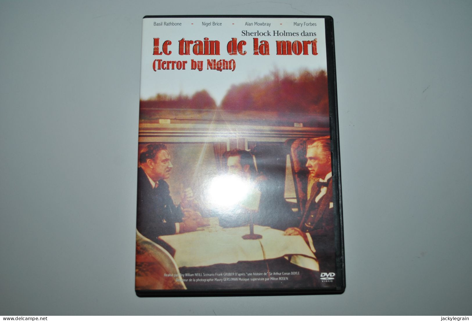 DVD "Train De La Mort"/Sherlock Holmes Langues Anglais/francais Comme Neuf Vente En Belgique Uniquement Envoi Bpost 3 € - Politie & Thriller