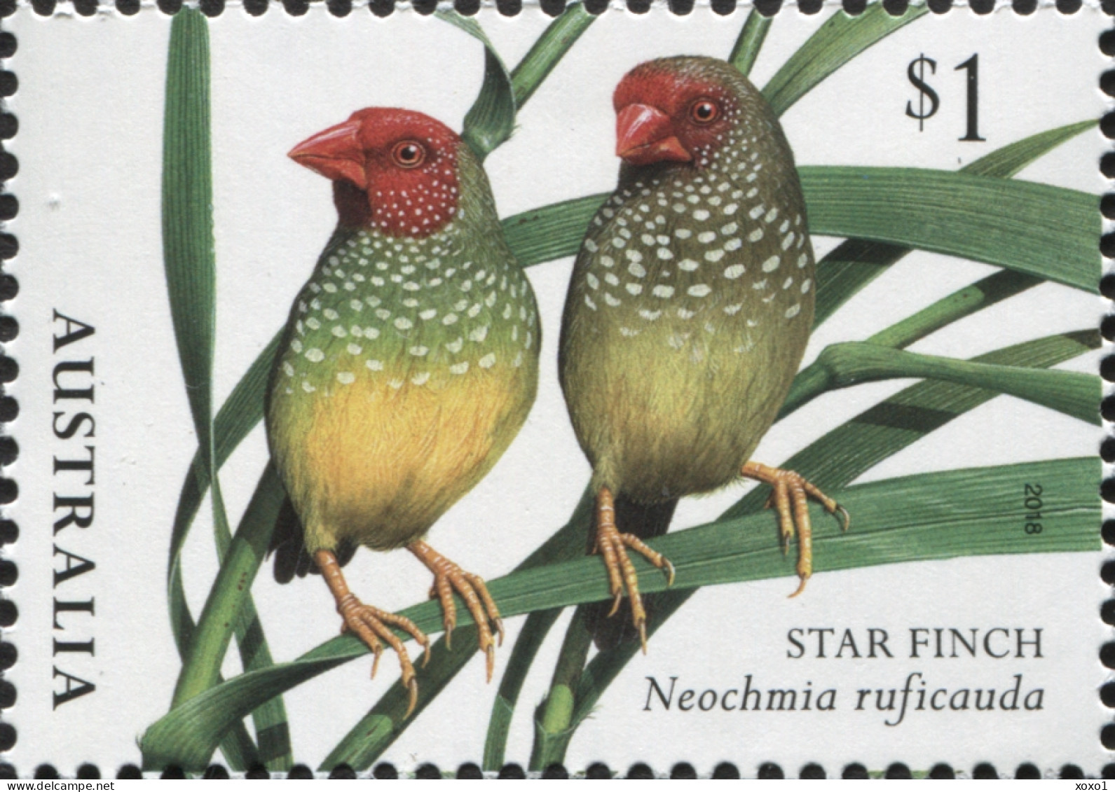 AUSTRALIA 2018 MiNr. 4770 - 73 (Block 480) Australien Birds Oiseaux Finches CANBERRA STAMPSHOW 4v +s\sh MNH** 16,00 € - Mint Stamps