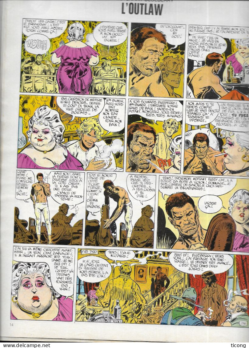 BD PILOTE 1973 NUMERO 712 - FINI L AMATEURISME EN ARCHITECTURE, VALENTIN LE VAGABOND, ACHILLE TALON, BLUEBERRY, VALERIAN - Pilote